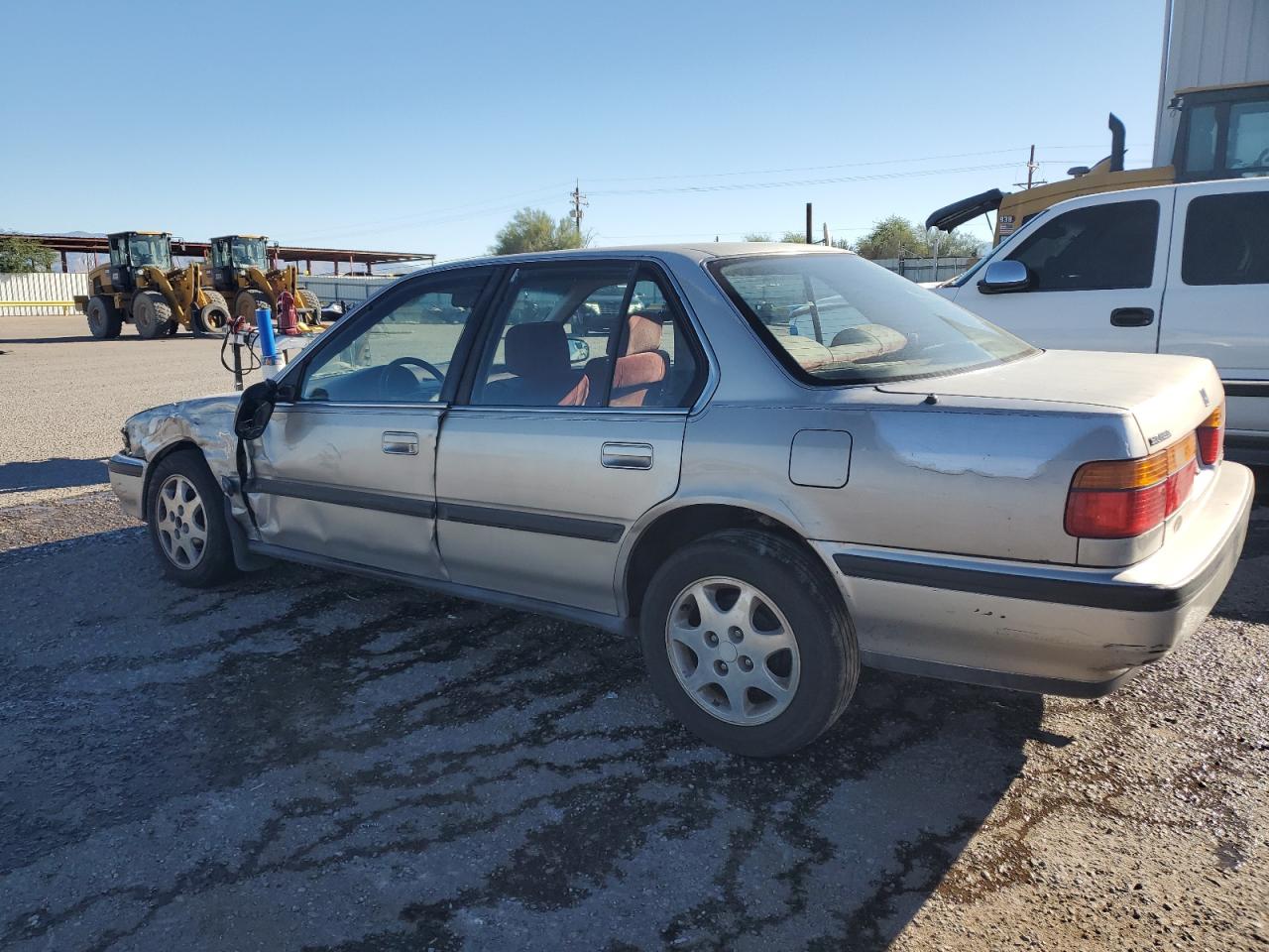 1990 Honda Accord Lx Silver vin: JHMCB7651LC129028