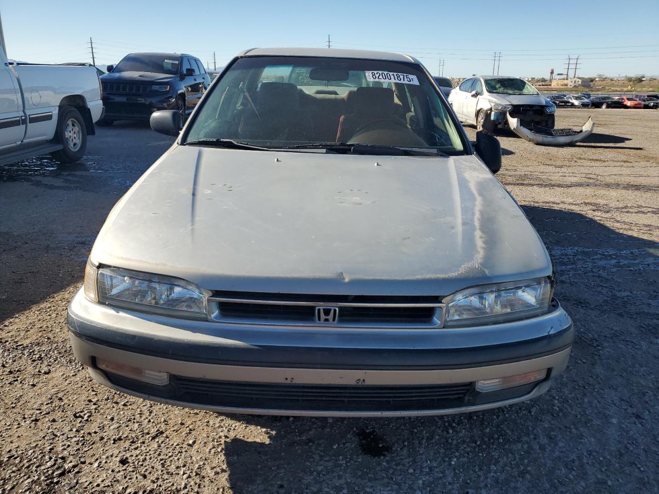 1990 Honda Accord Lx Silver vin: JHMCB7651LC129028