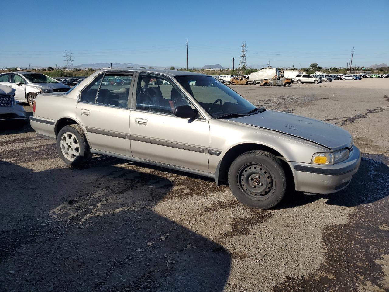 1990 Honda Accord Lx Silver vin: JHMCB7651LC129028