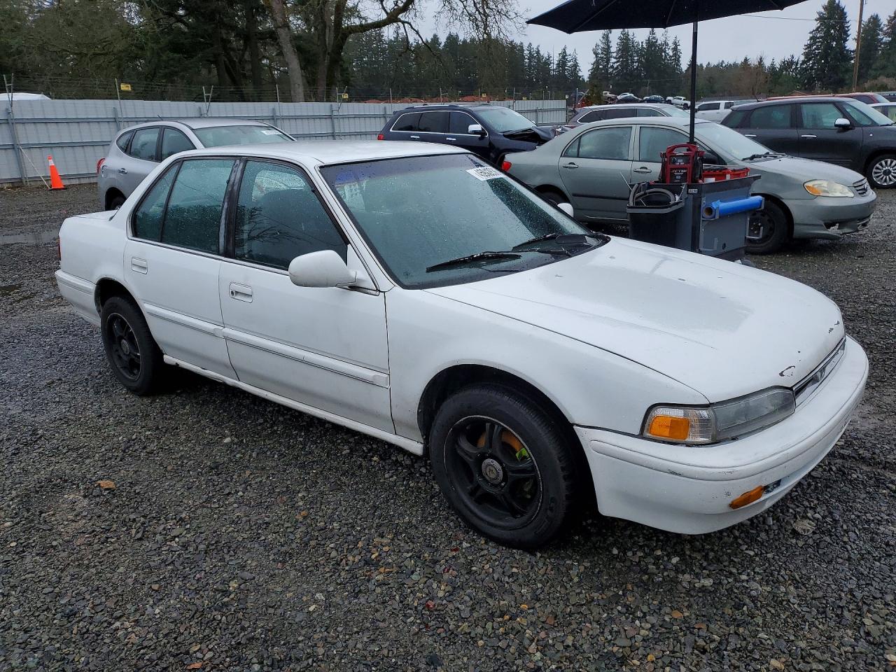 1990 Honda Accord Lx White vin: JHMCB7652LC115736