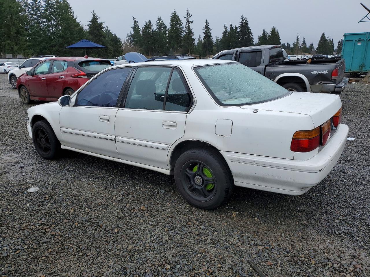 1990 Honda Accord Lx White vin: JHMCB7652LC115736