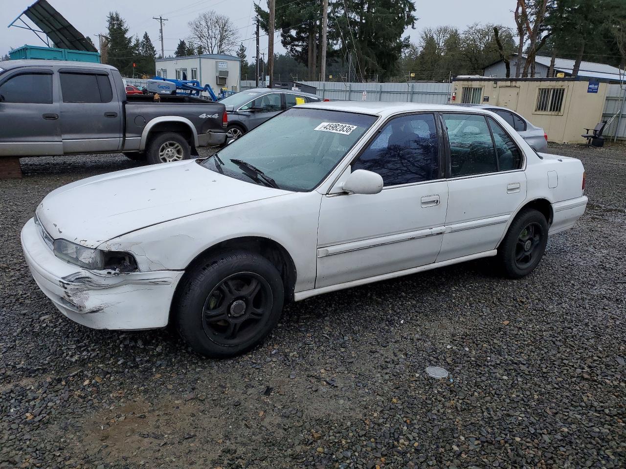 1990 Honda Accord Lx White vin: JHMCB7652LC115736