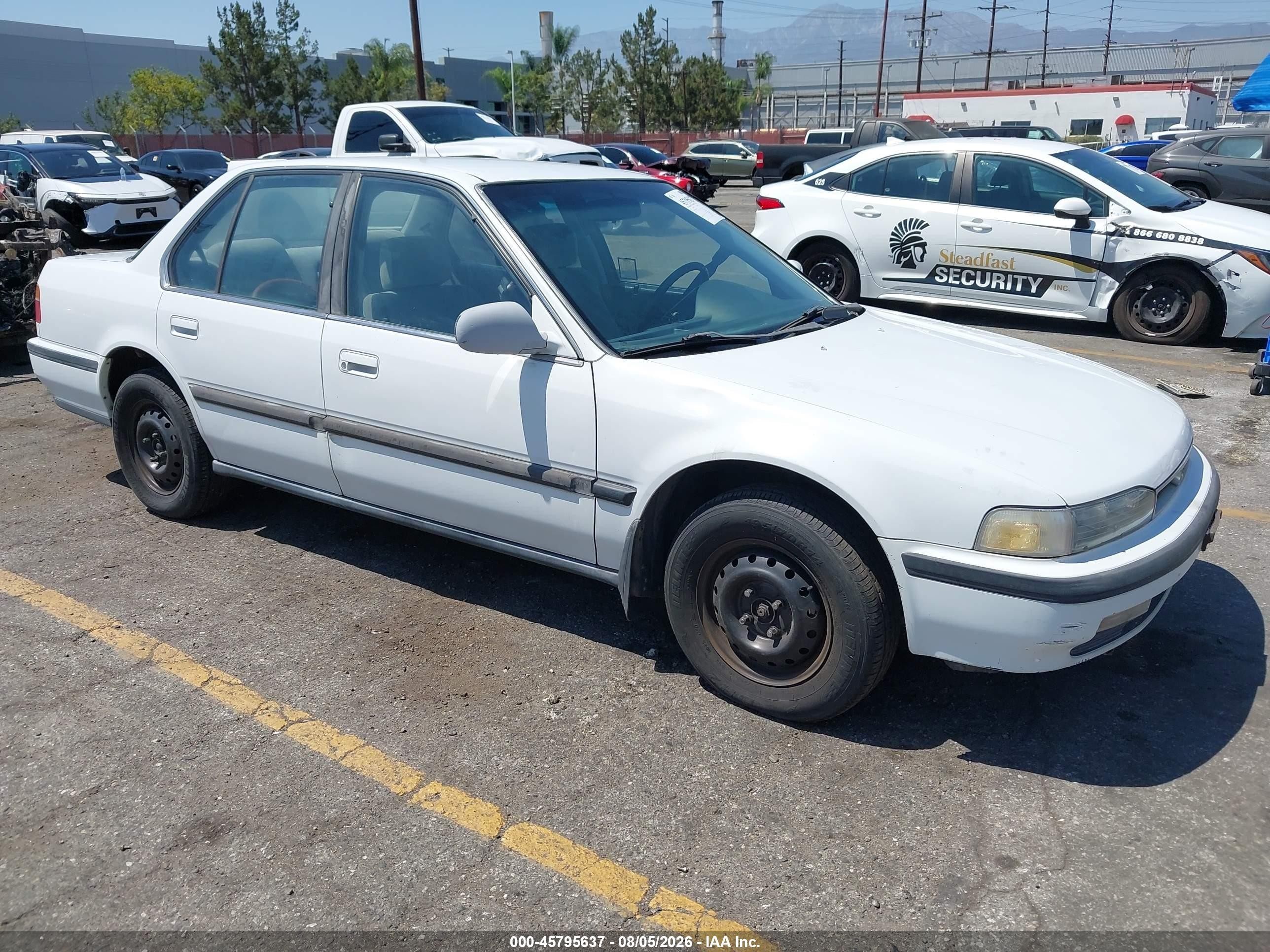 1991 Honda Accord Lx/ex White vin: JHMCB7652MC048265