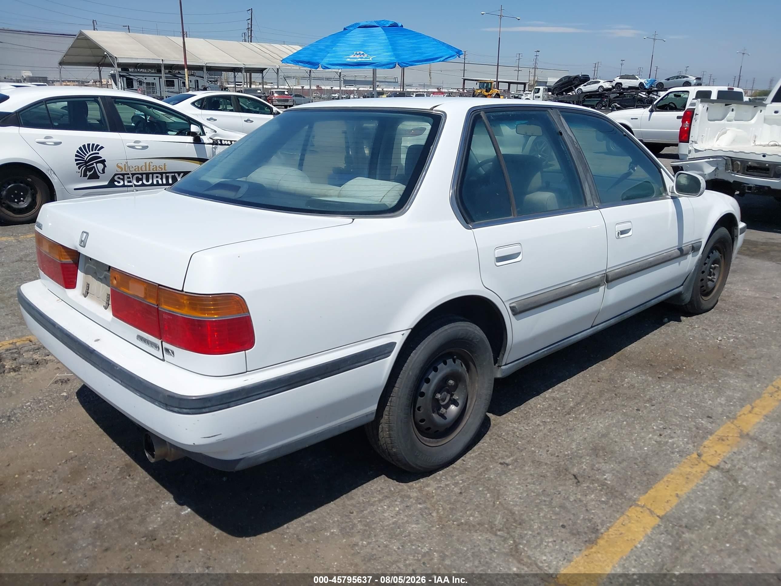 1991 Honda Accord Lx/ex White vin: JHMCB7652MC048265