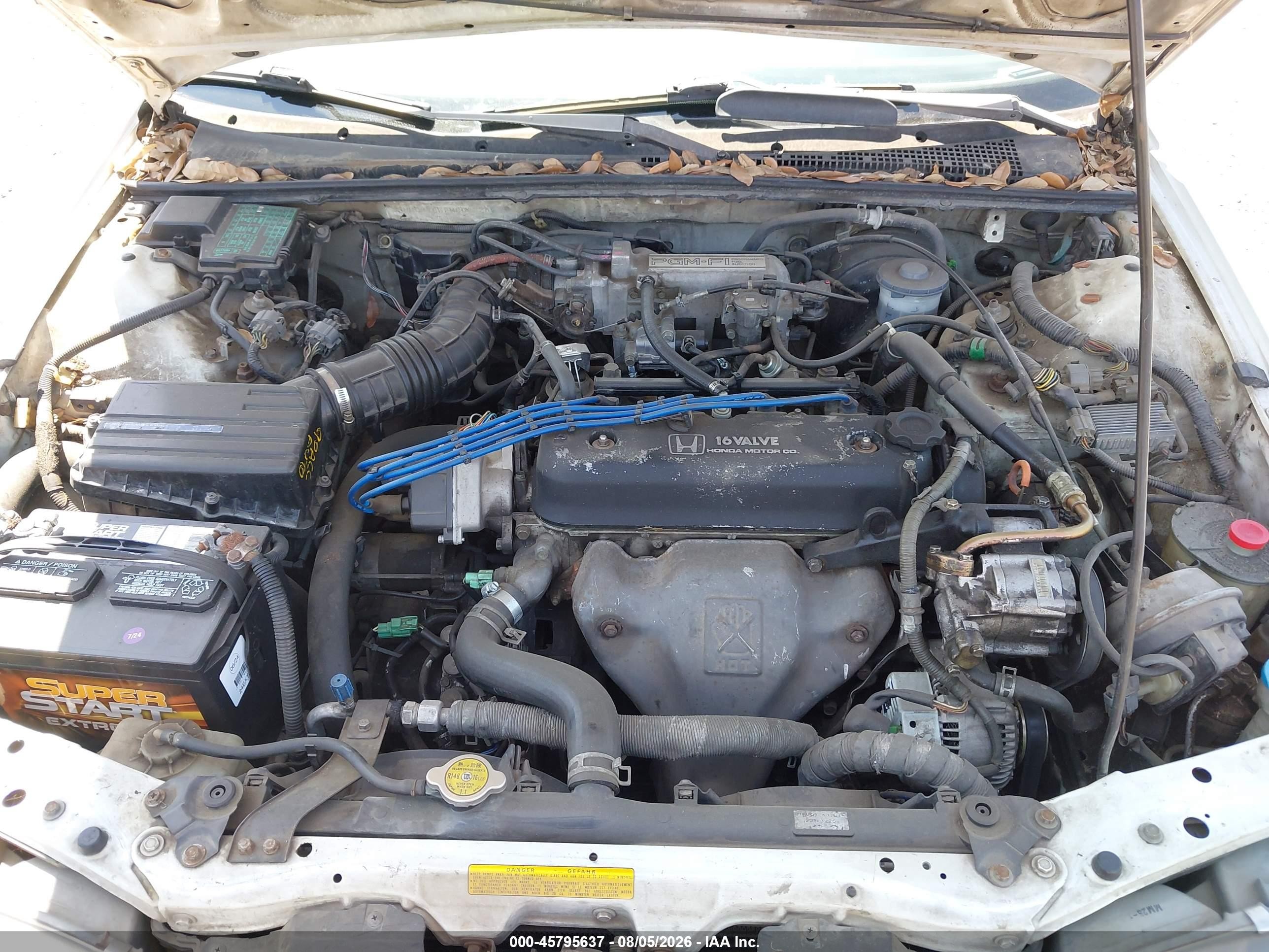 1991 Honda Accord Lx/ex White vin: JHMCB7652MC048265