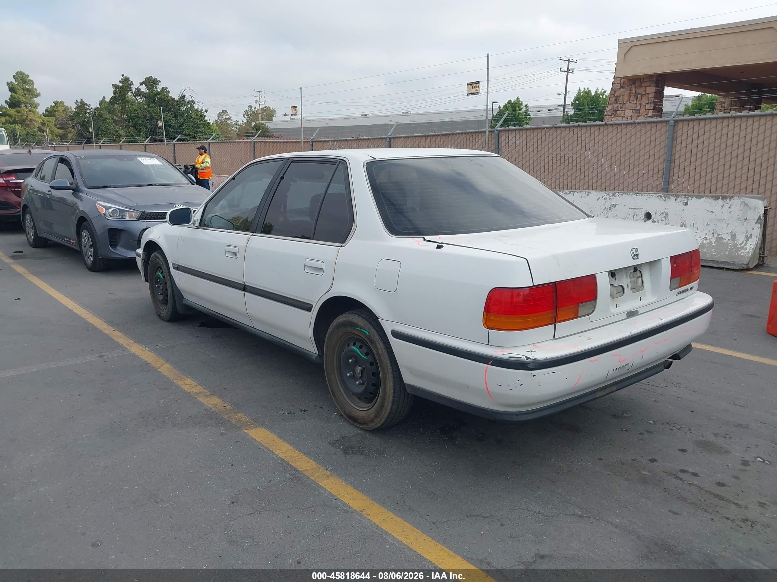 1992 Honda Accord Lx/ex White vin: JHMCB7652NC035095