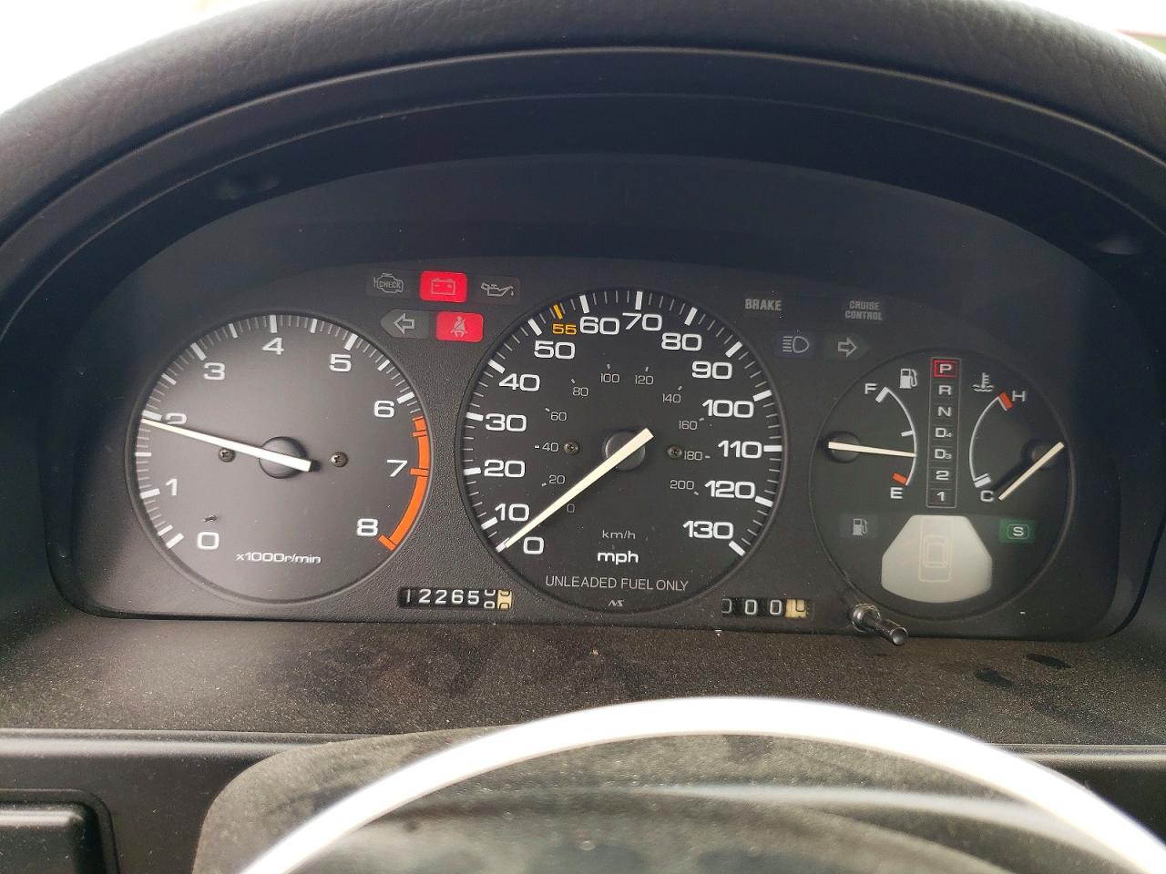 1990 Honda Accord Lx Burgundy vin: JHMCB7653LC053490