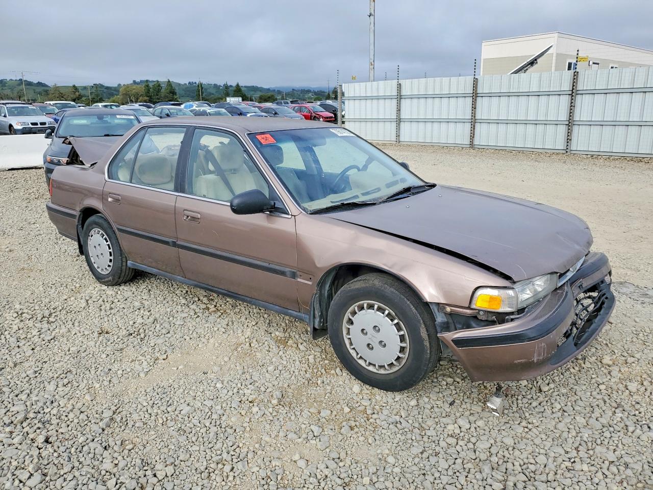 1990 Honda Accord Lx Tan vin: JHMCB7654LC084859