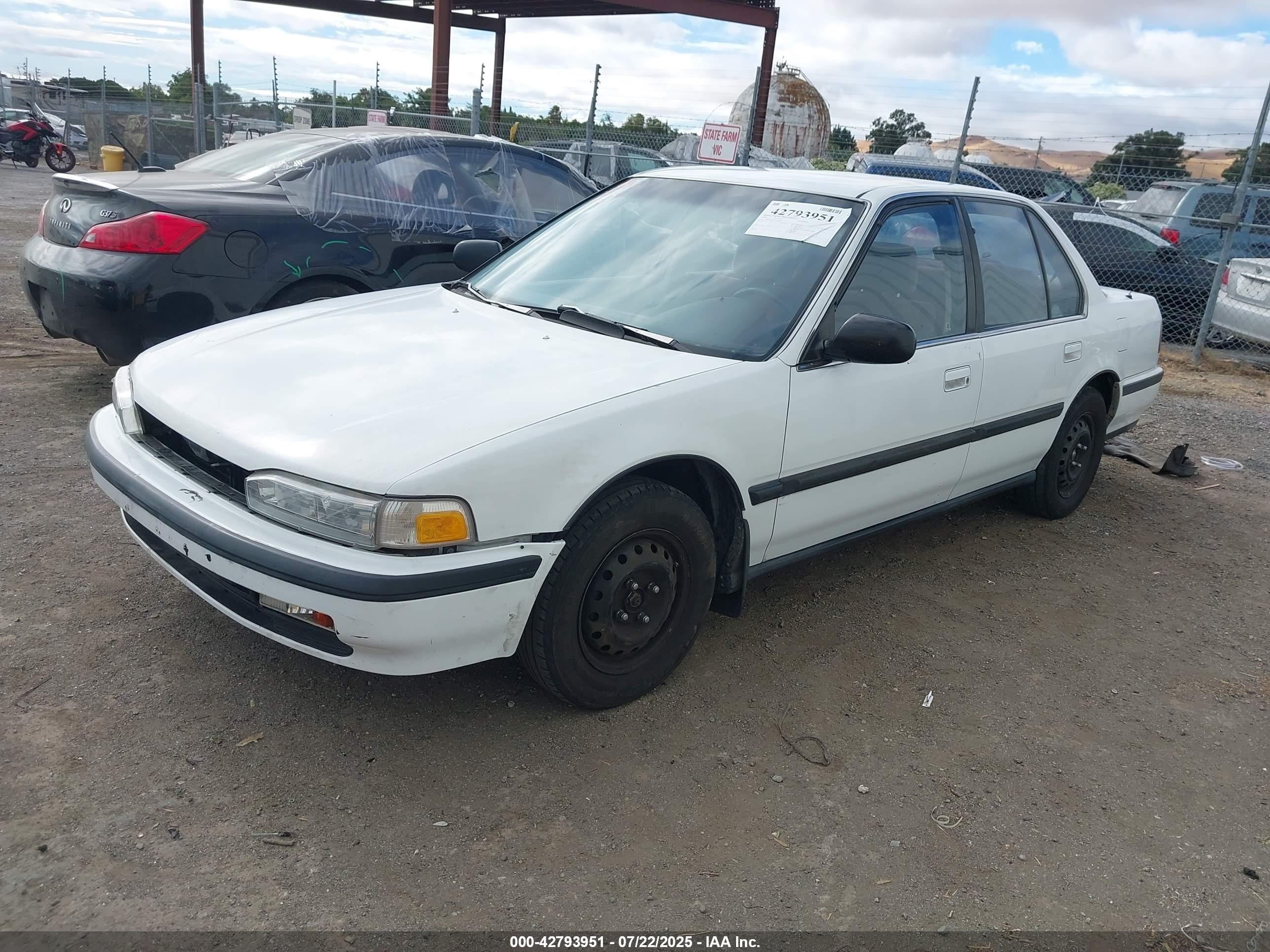 1990 Honda Accord Lx/ex Белый vin: JHMCB7657LC024042