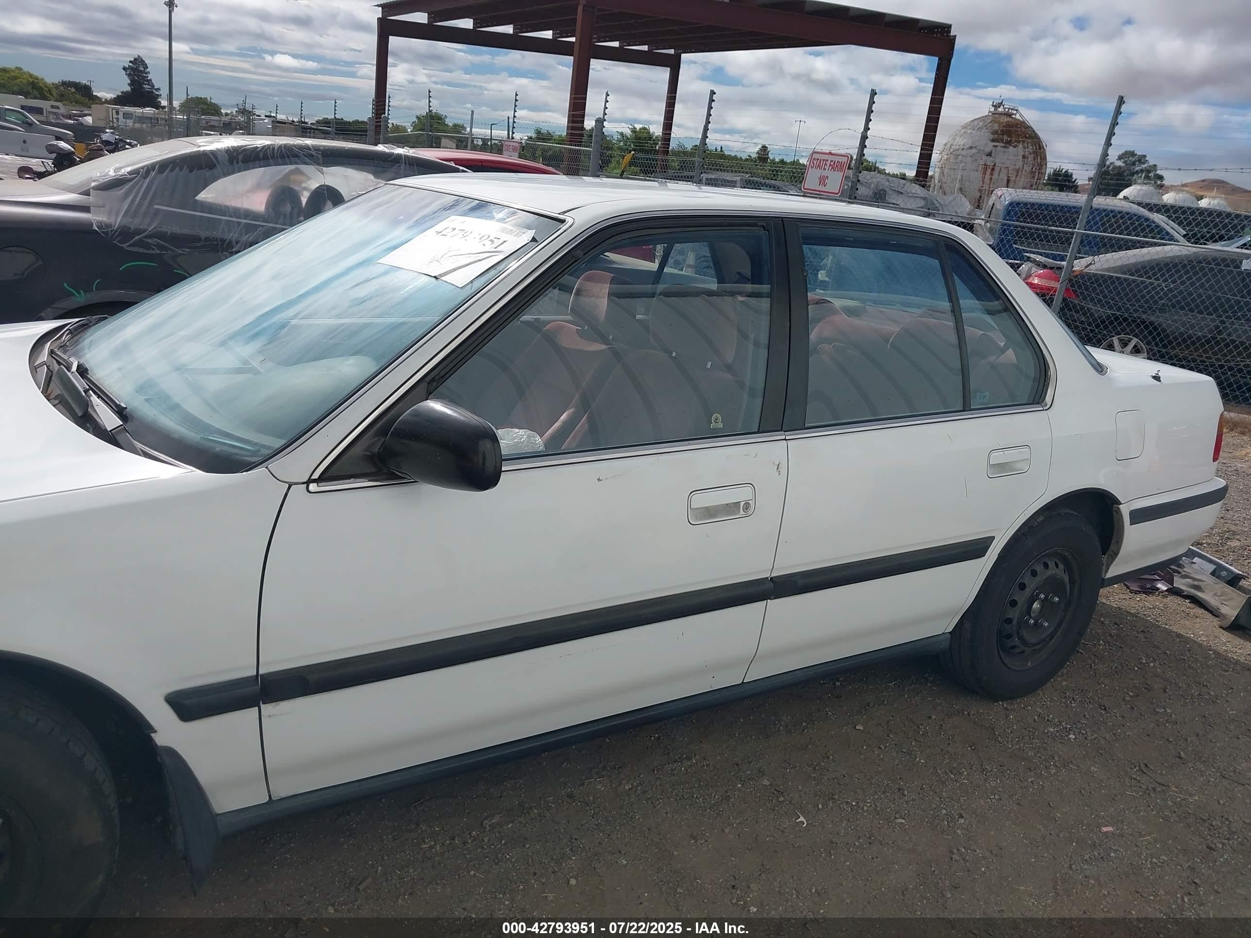 1990 Honda Accord Lx/ex Белый vin: JHMCB7657LC024042