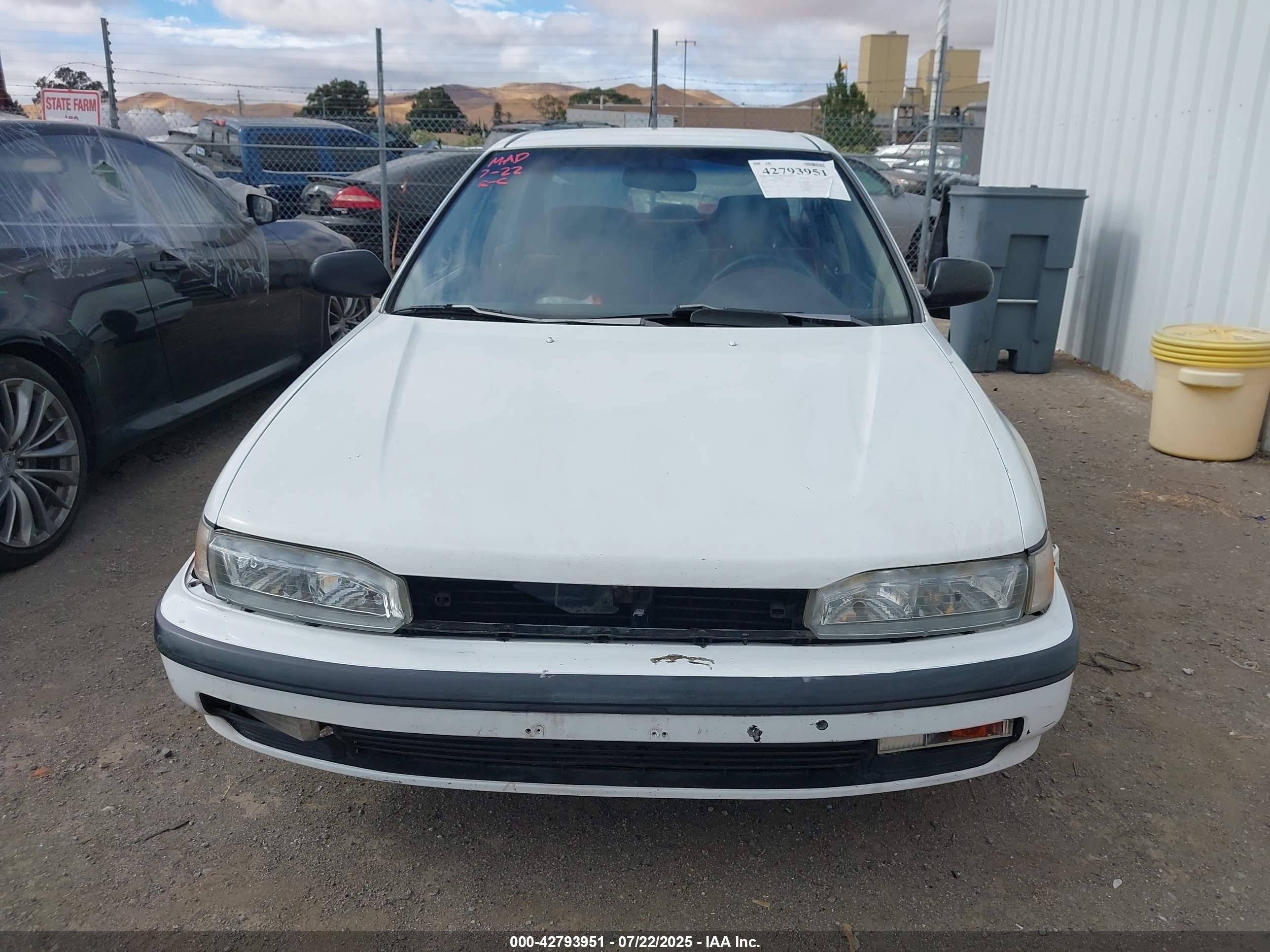 1990 Honda Accord Lx/ex Белый vin: JHMCB7657LC024042