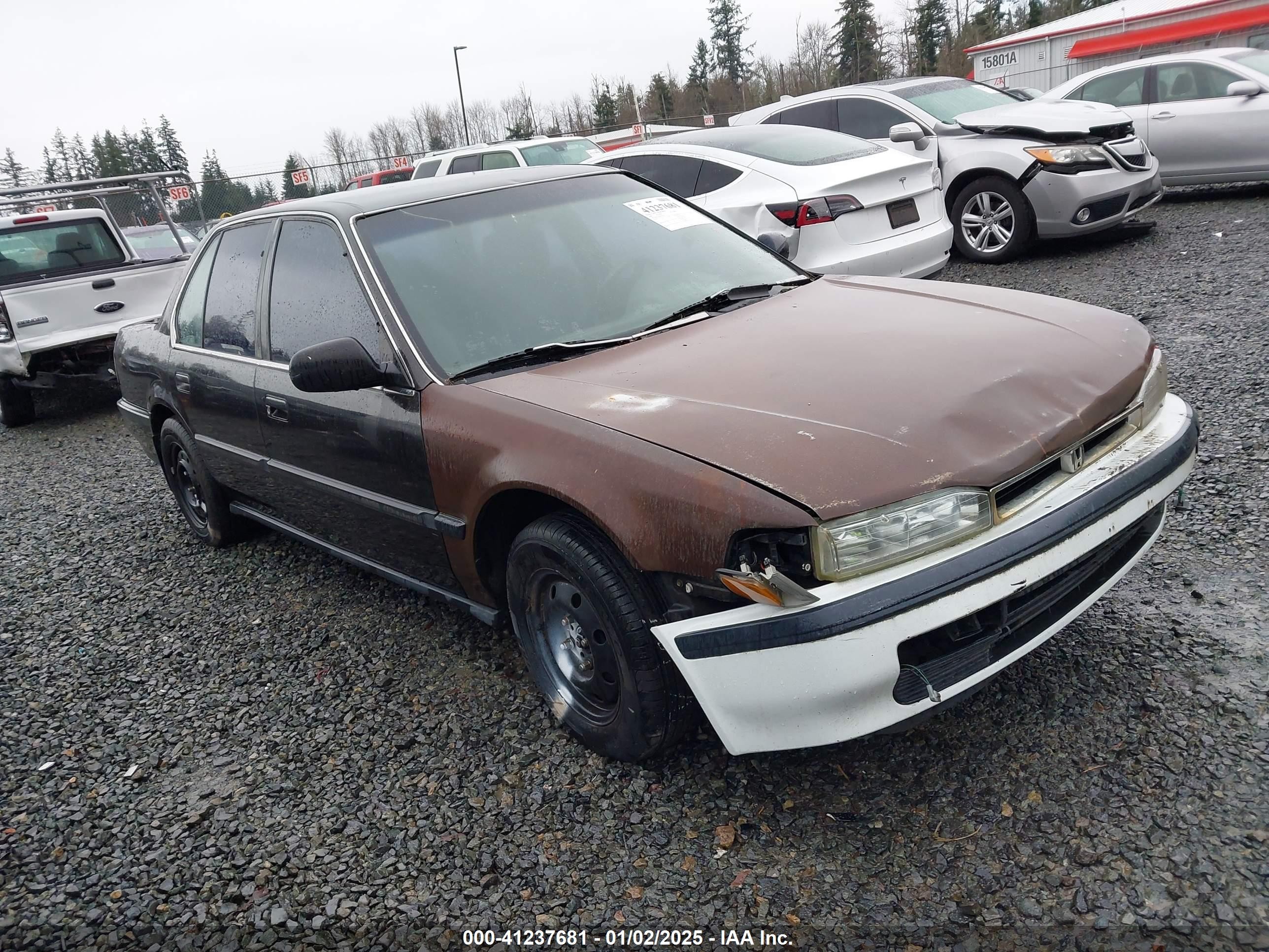 1990 Honda Accord Lx/ex Gray vin: JHMCB7658LC087442