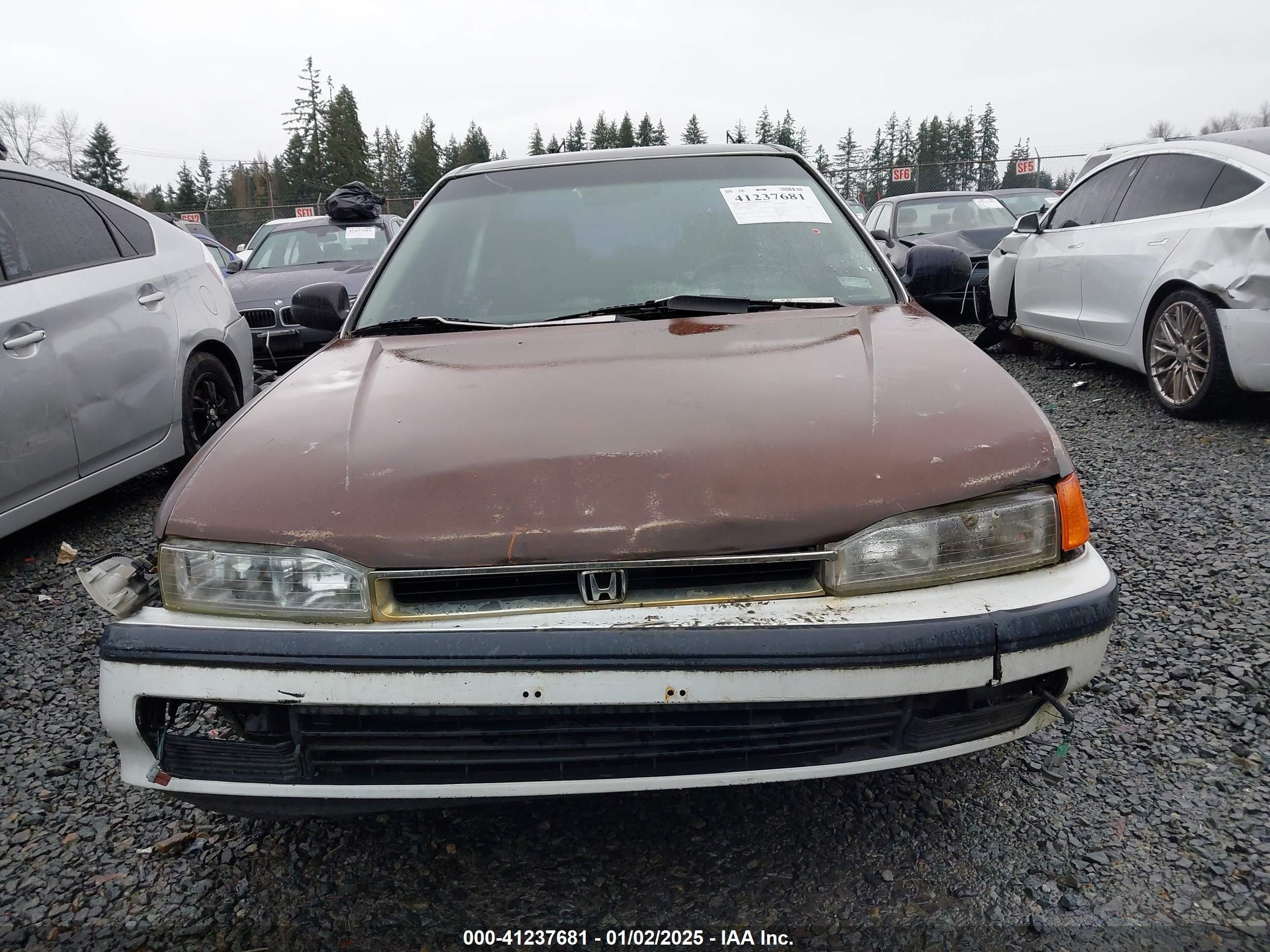 1990 Honda Accord Lx/ex Gray vin: JHMCB7658LC087442
