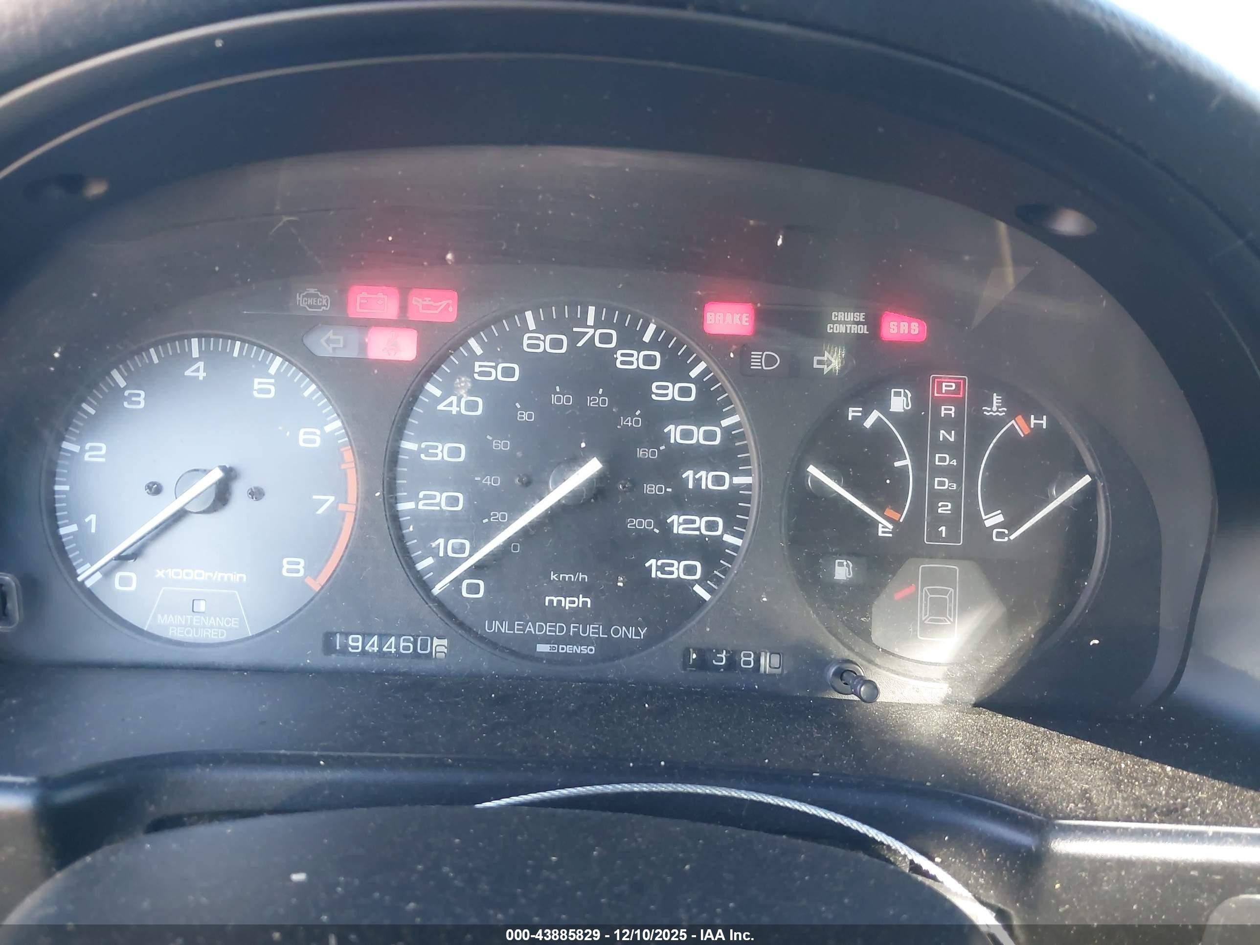 1993 Honda Accord Lx Зеленый vin: JHMCB7658PC021835