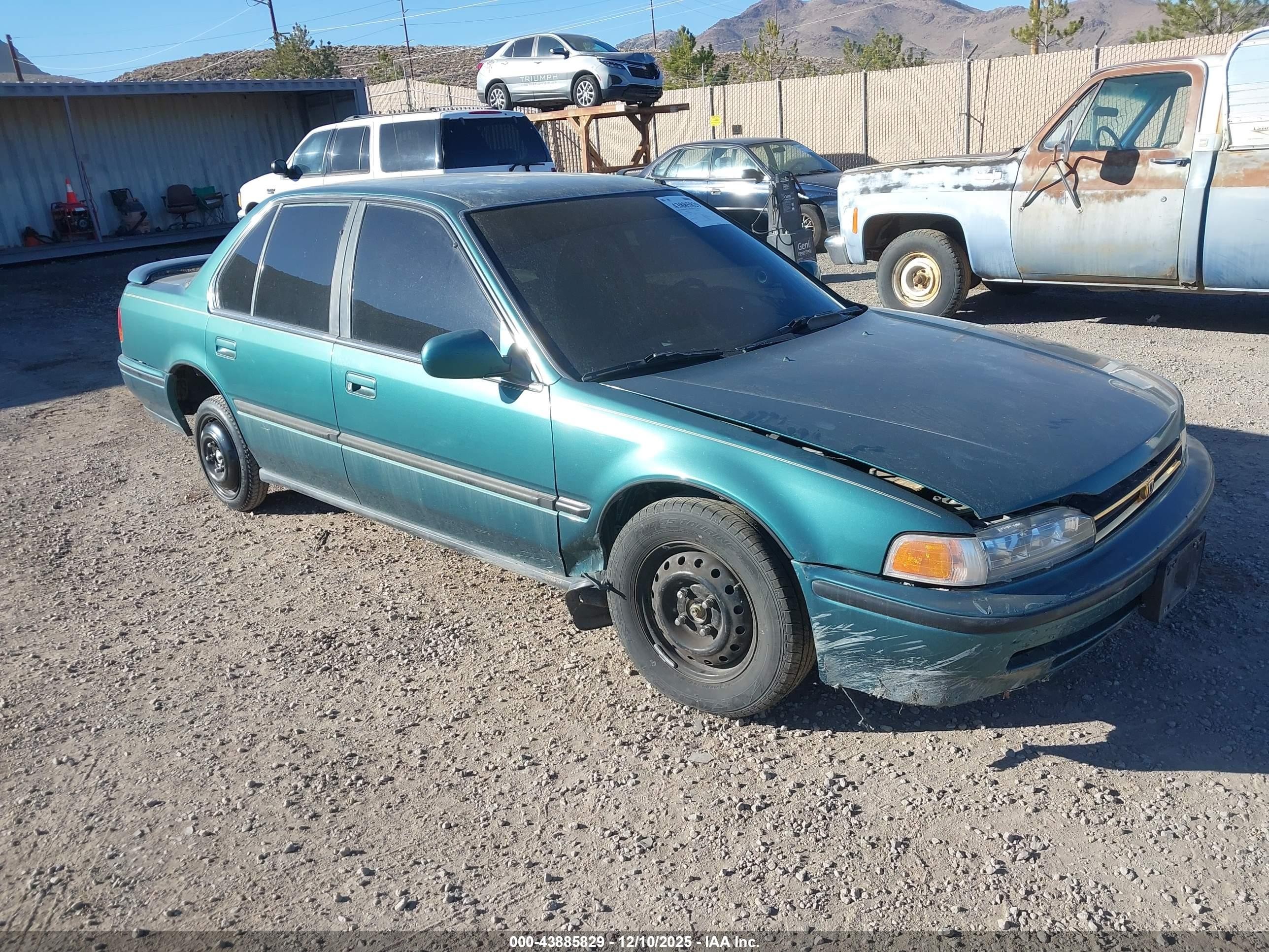 1993 Honda Accord Lx Green vin: JHMCB7658PC021835