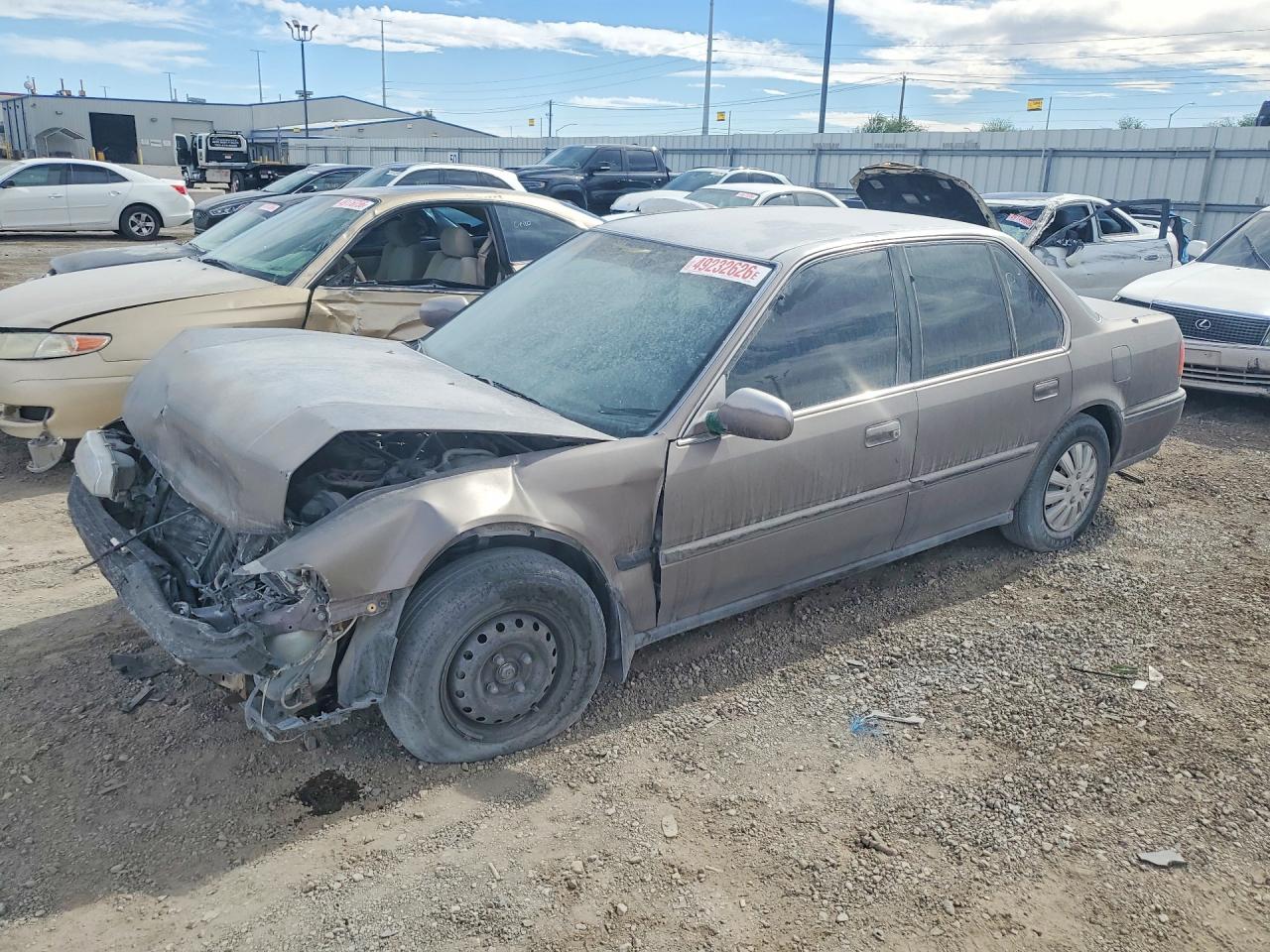 1993 Honda Accord Lx Brown vin: JHMCB7658PC046766