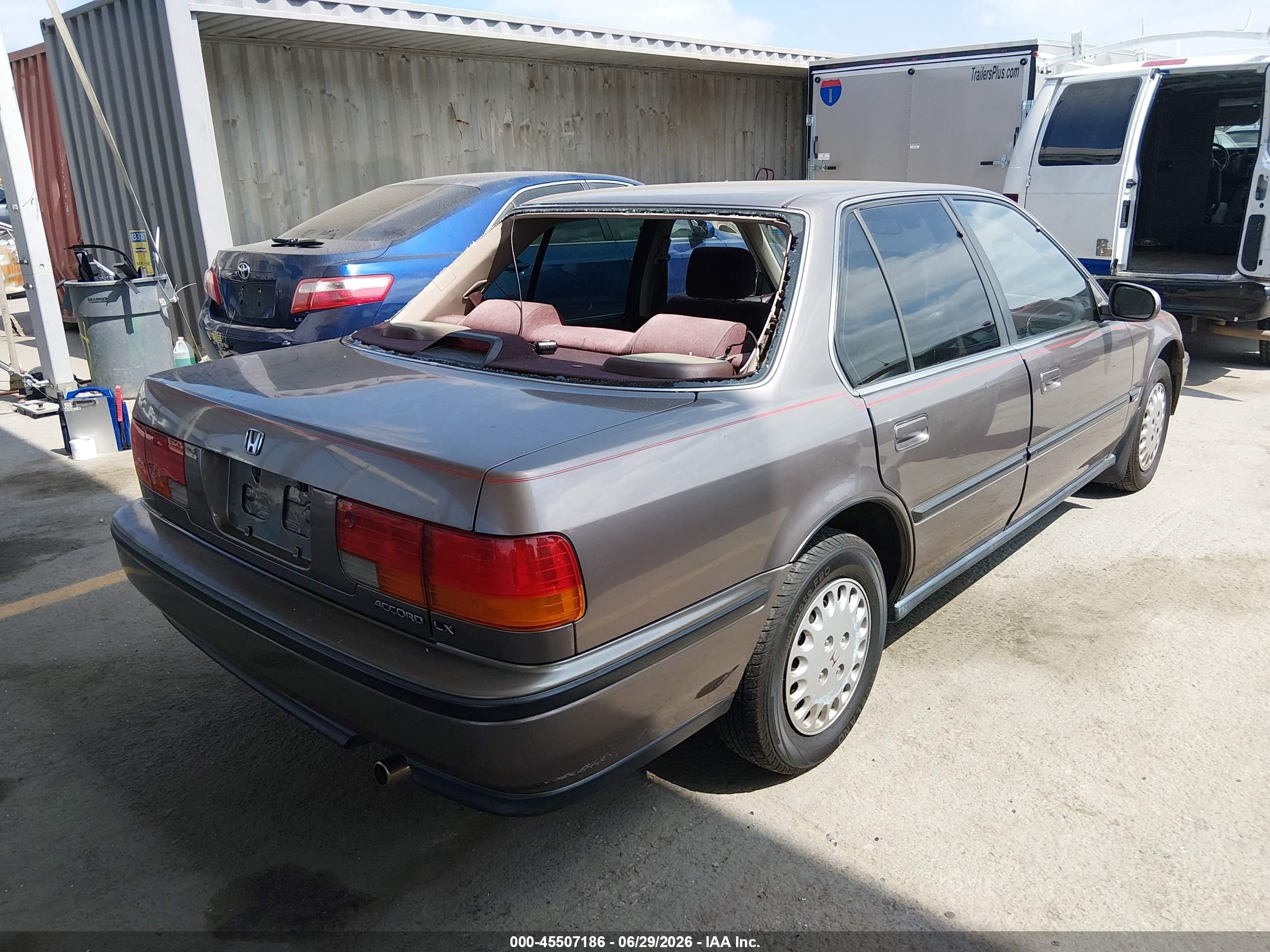 1992 Honda Accord Lx/ex Brown vin: JHMCB765XNC024703