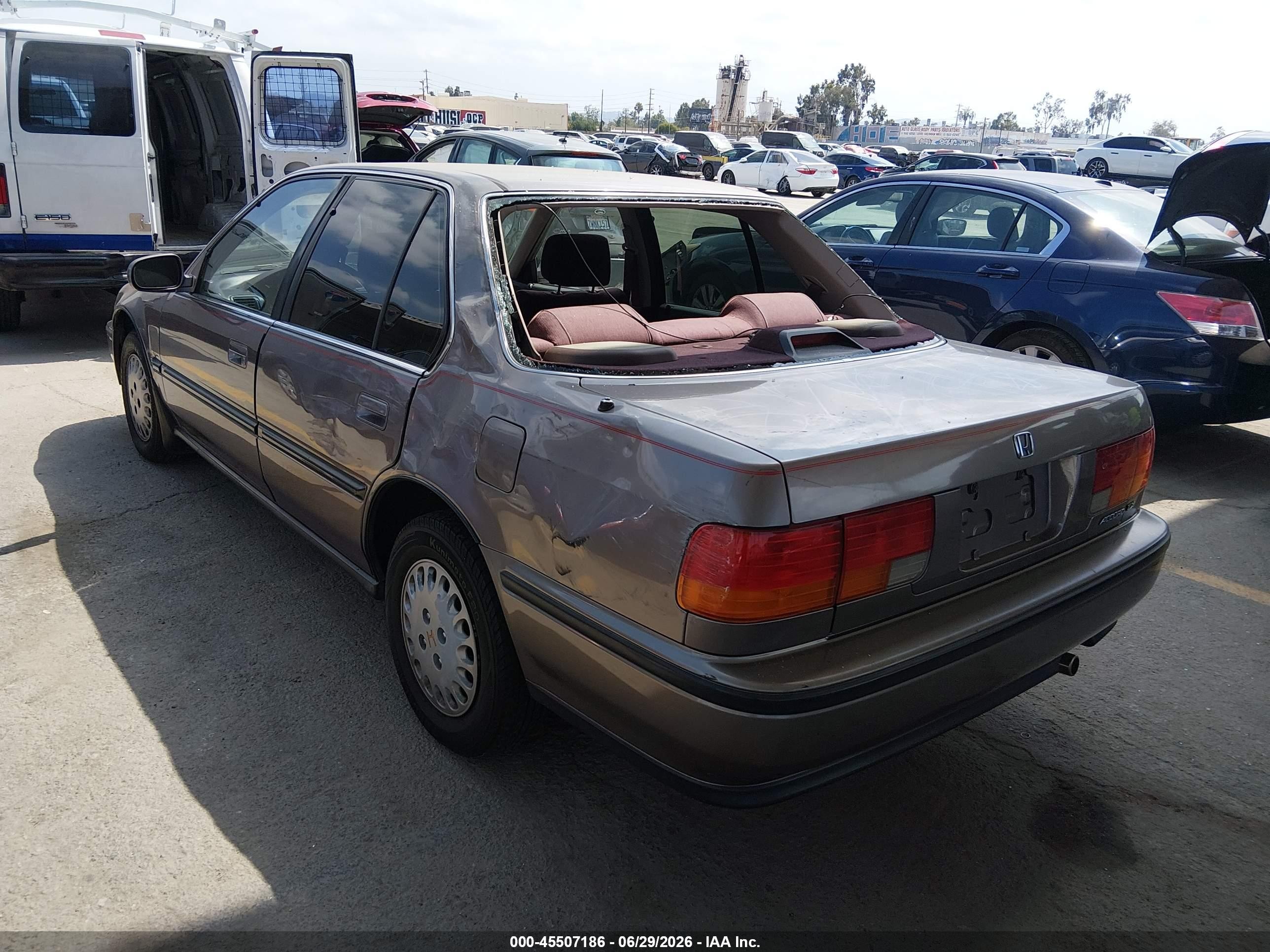 1992 Honda Accord Lx/ex Brown vin: JHMCB765XNC024703