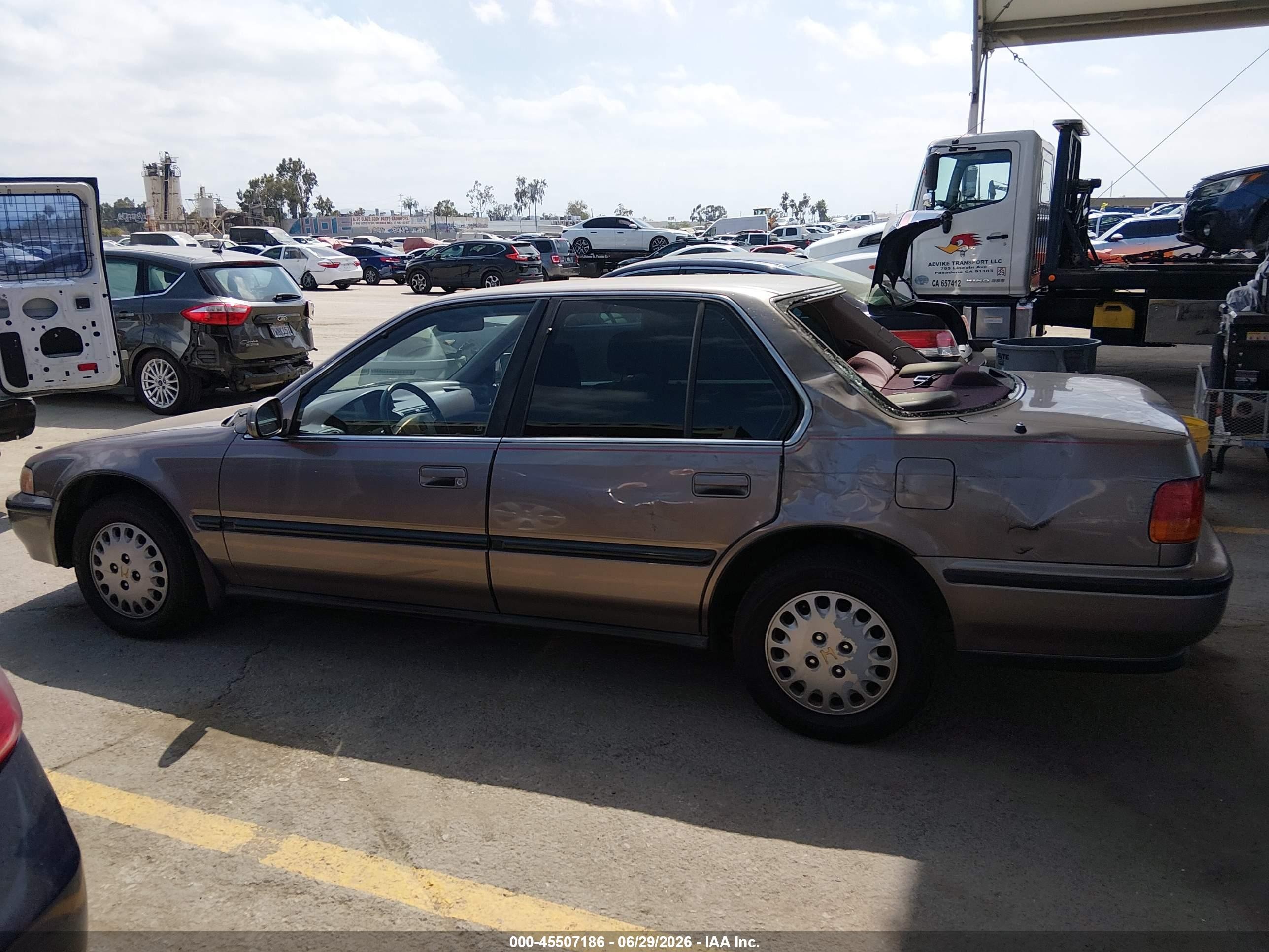 1992 Honda Accord Lx/ex Brown vin: JHMCB765XNC024703