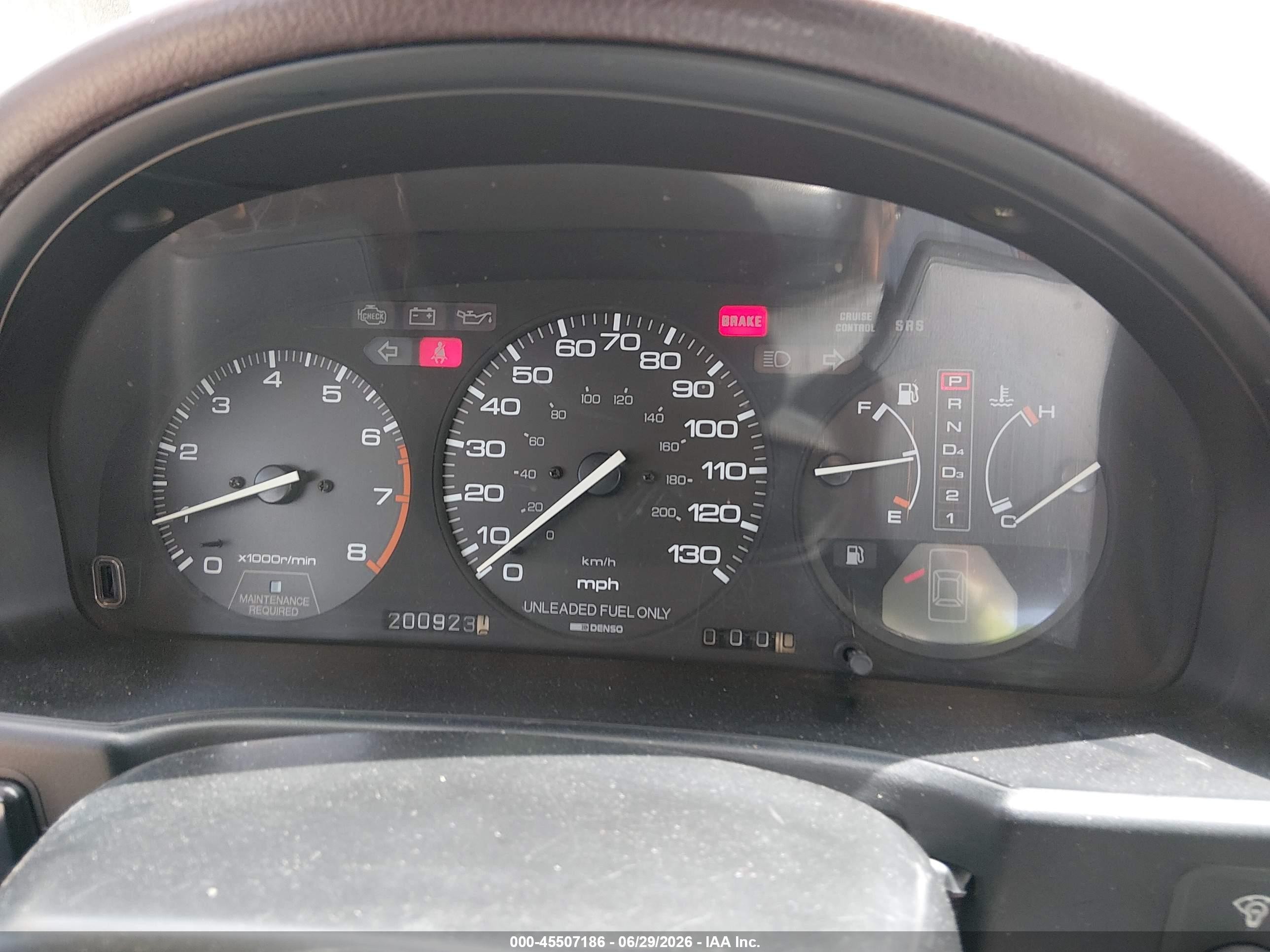 1992 Honda Accord Lx/ex Brown vin: JHMCB765XNC024703