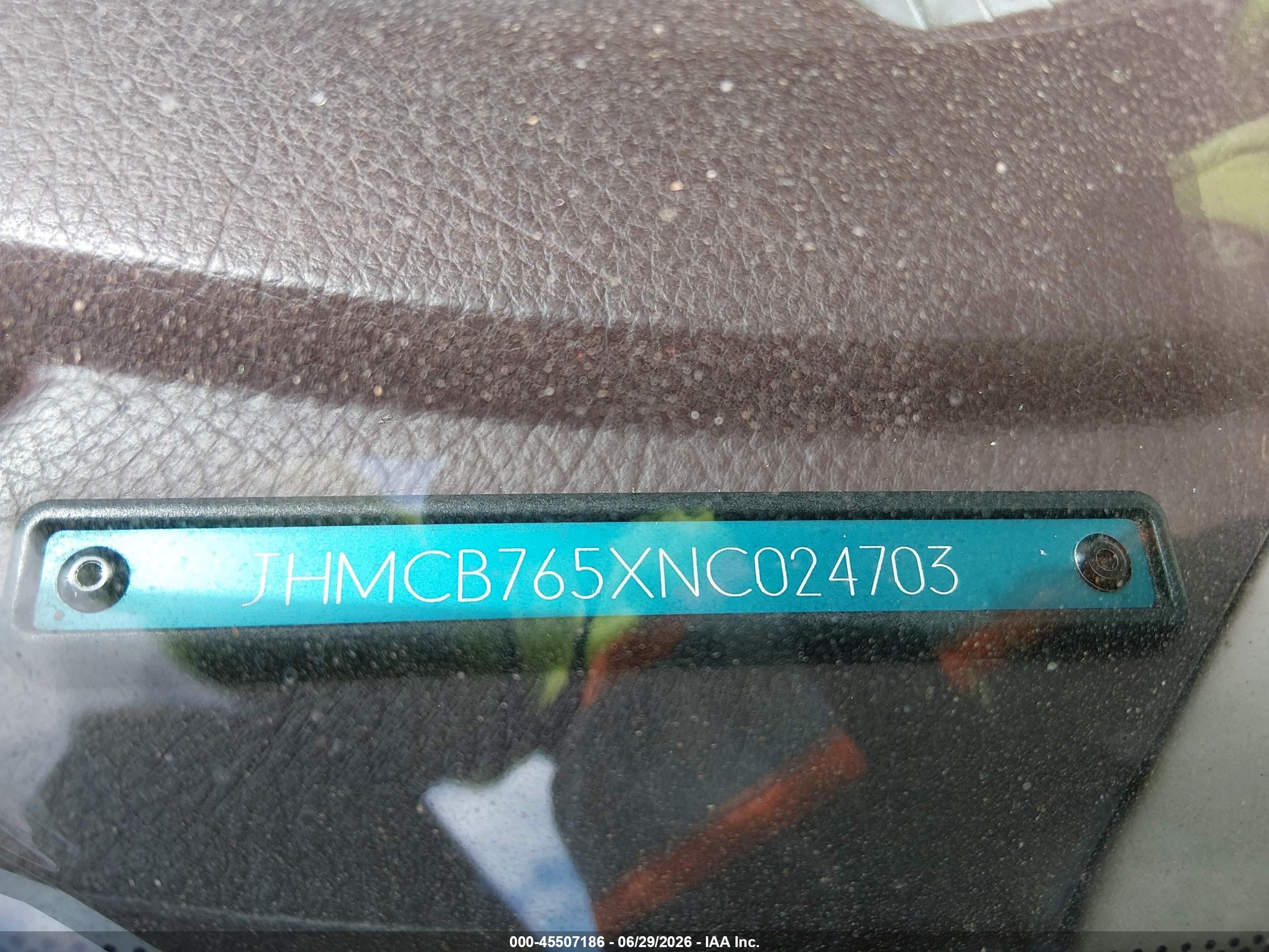 1992 Honda Accord Lx/ex Brown vin: JHMCB765XNC024703