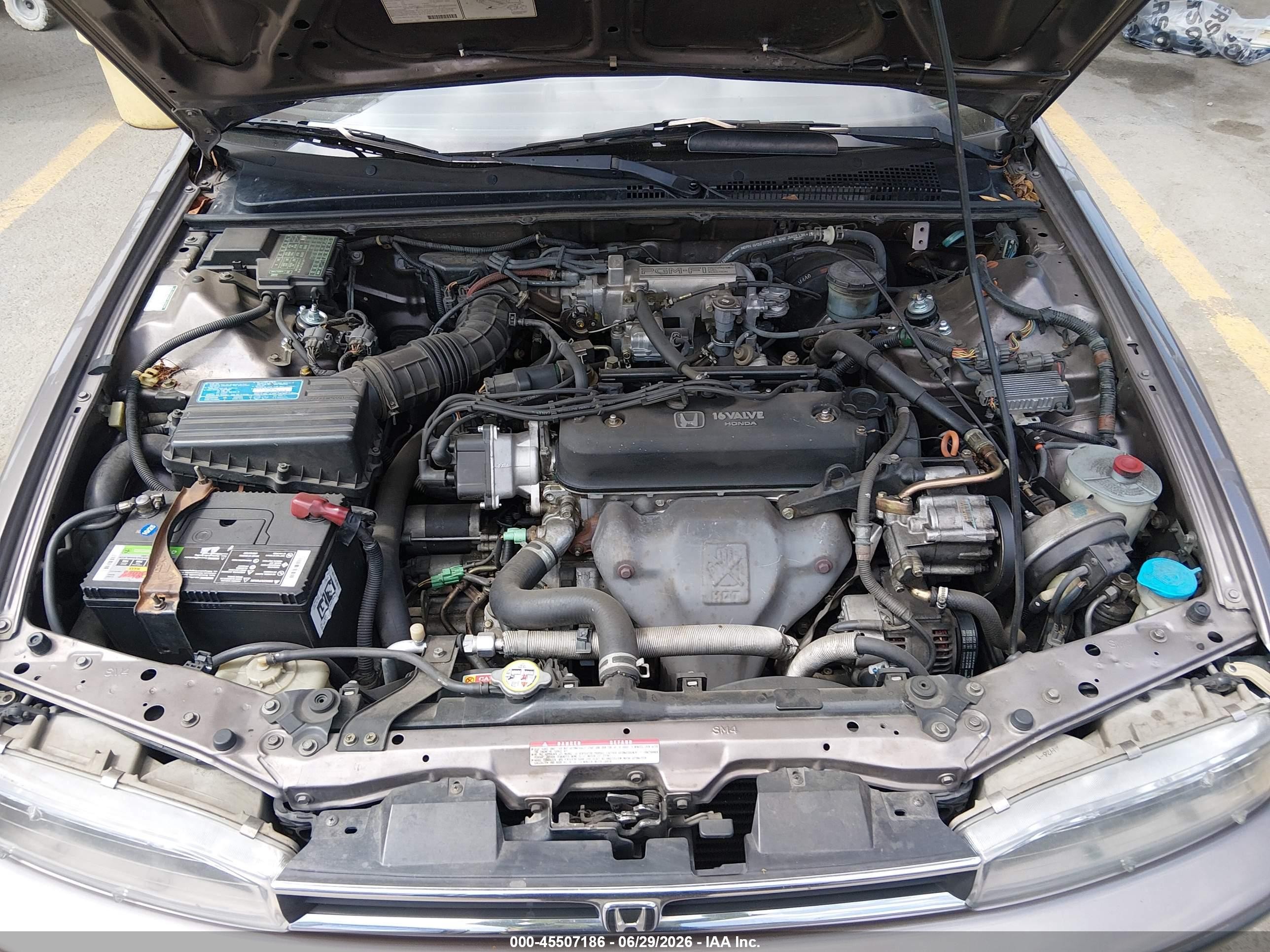 1992 Honda Accord Lx/ex Brown vin: JHMCB765XNC024703