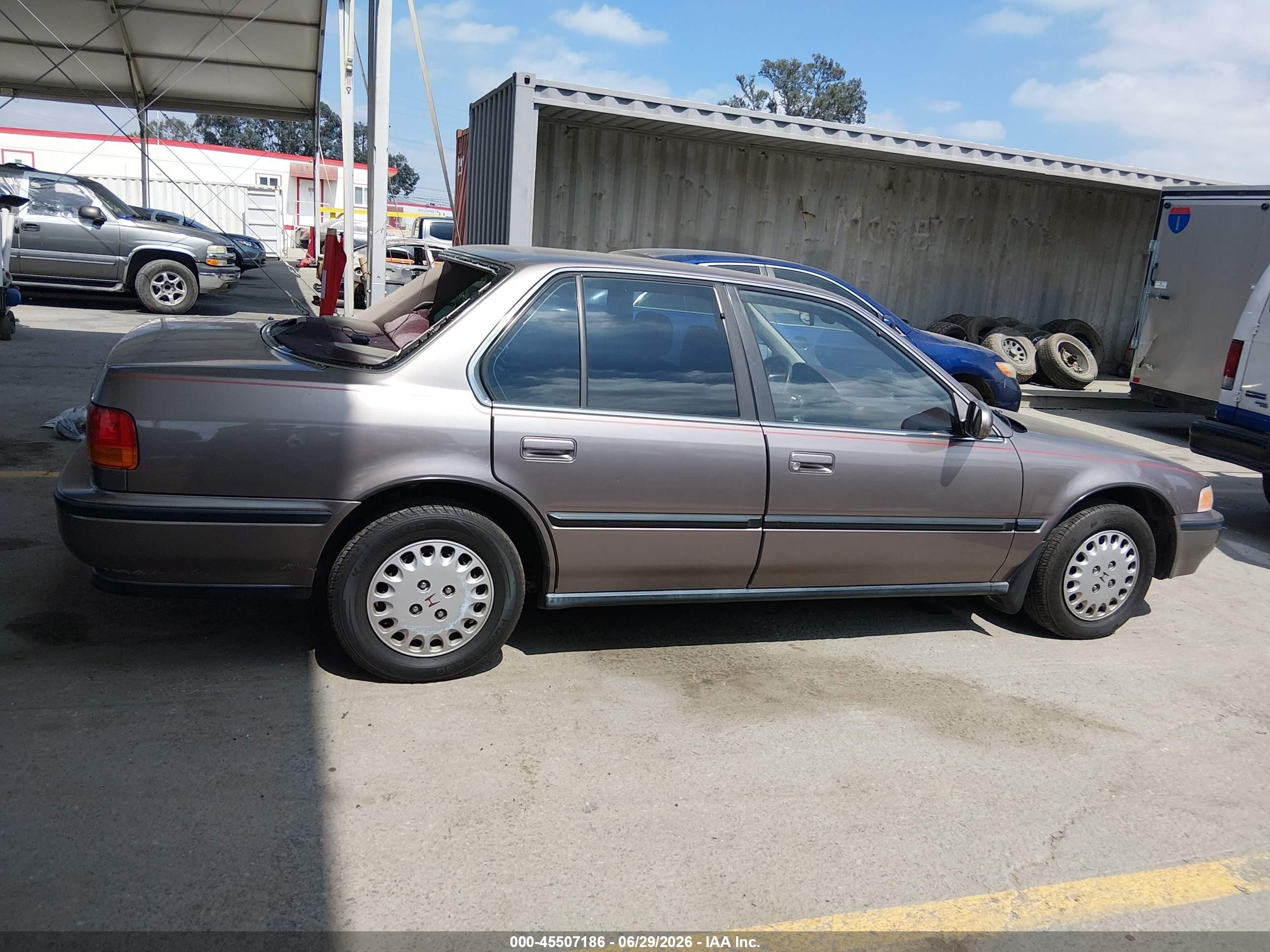1992 Honda Accord Lx/ex Brown vin: JHMCB765XNC024703