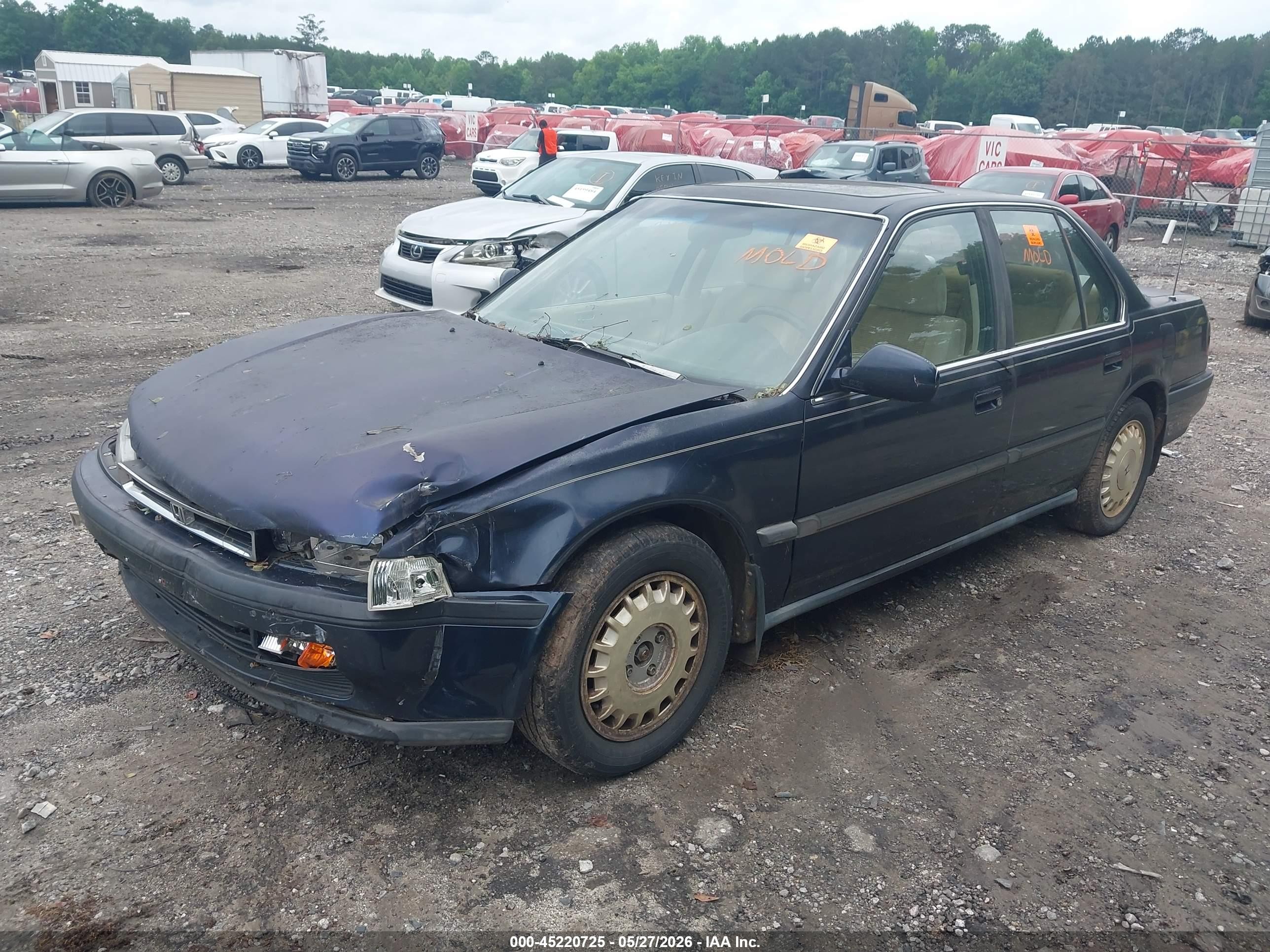 1990 Honda Accord Ex/ex-r Blue vin: JHMCB7664LC094073