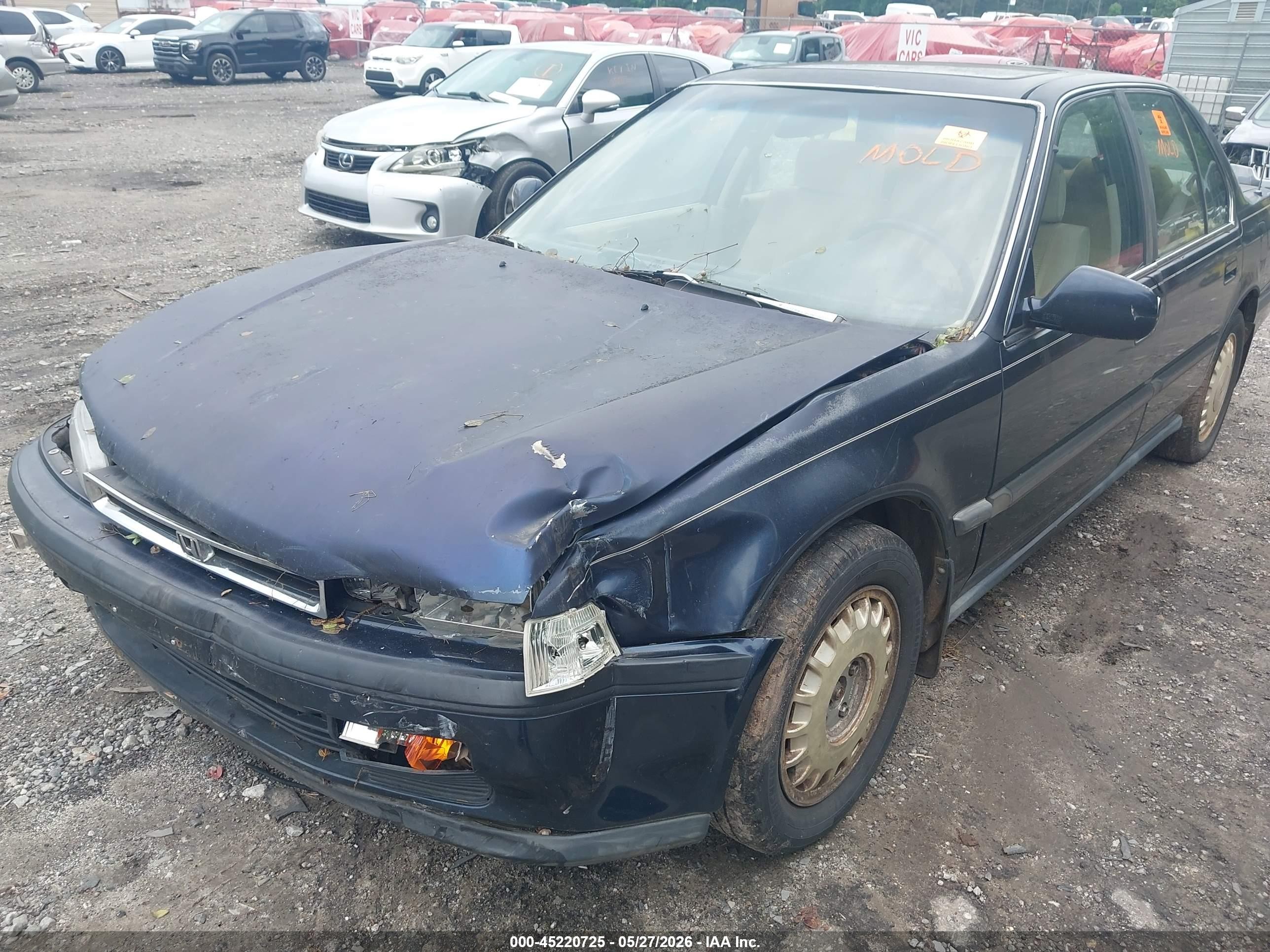 1990 Honda Accord Ex/ex-r Blue vin: JHMCB7664LC094073