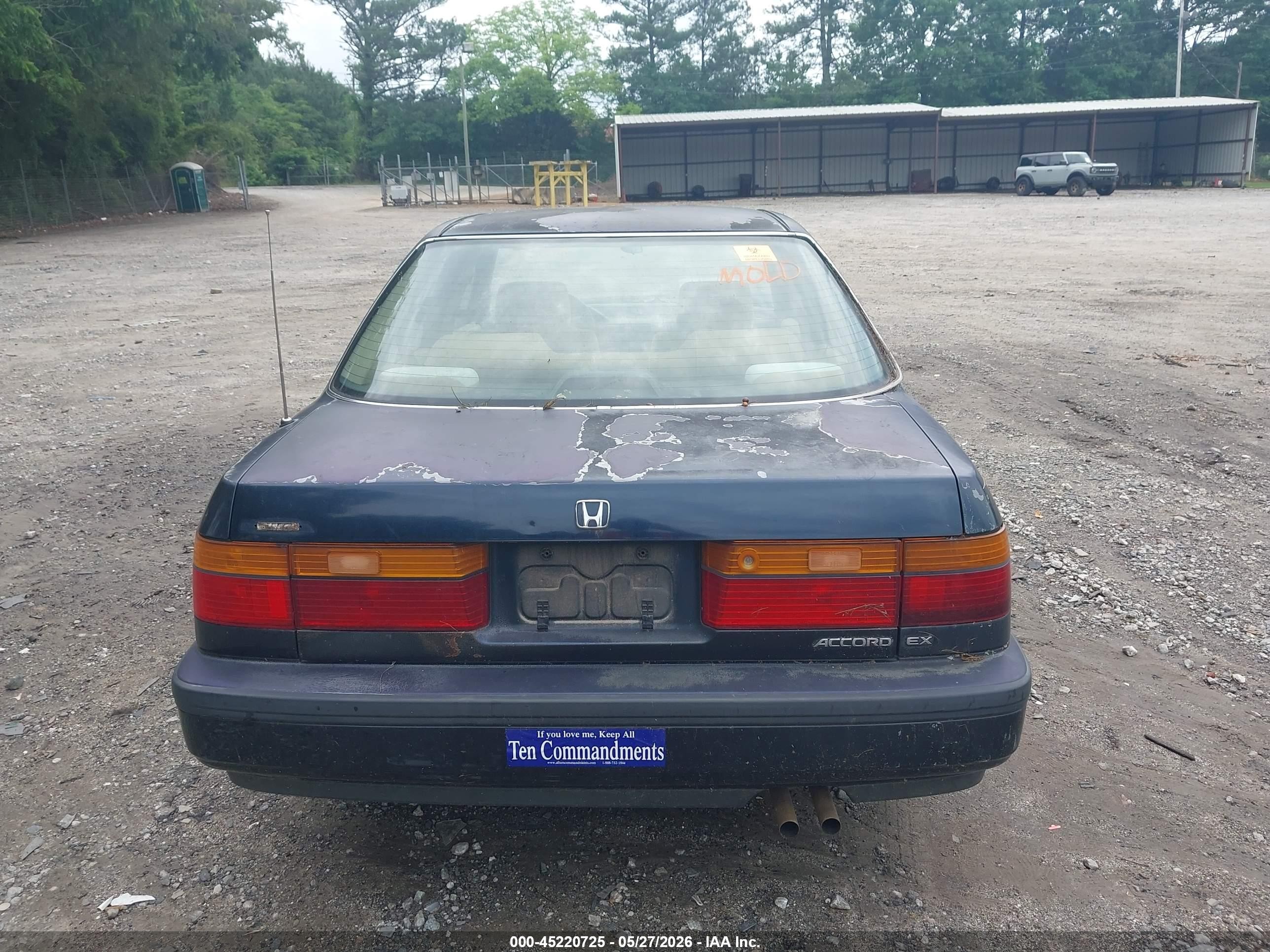 1990 Honda Accord Ex/ex-r Blue vin: JHMCB7664LC094073
