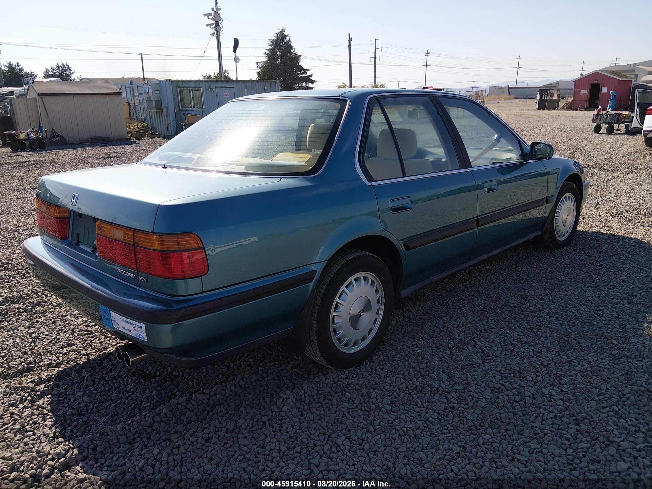 1990 Honda Accord Ex/ex-r Green vin: JHMCB7664LC117514