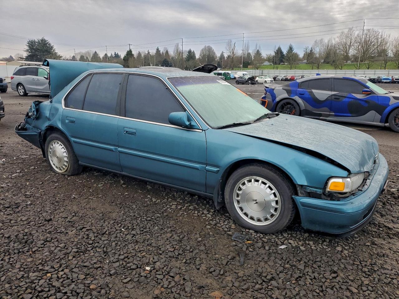 1990 Honda Accord Ex Blue vin: JHMCB7665LC062460