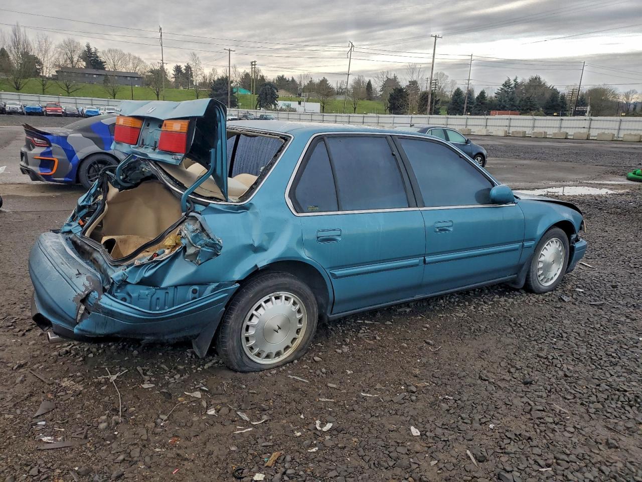 1990 Honda Accord Ex Blue vin: JHMCB7665LC062460