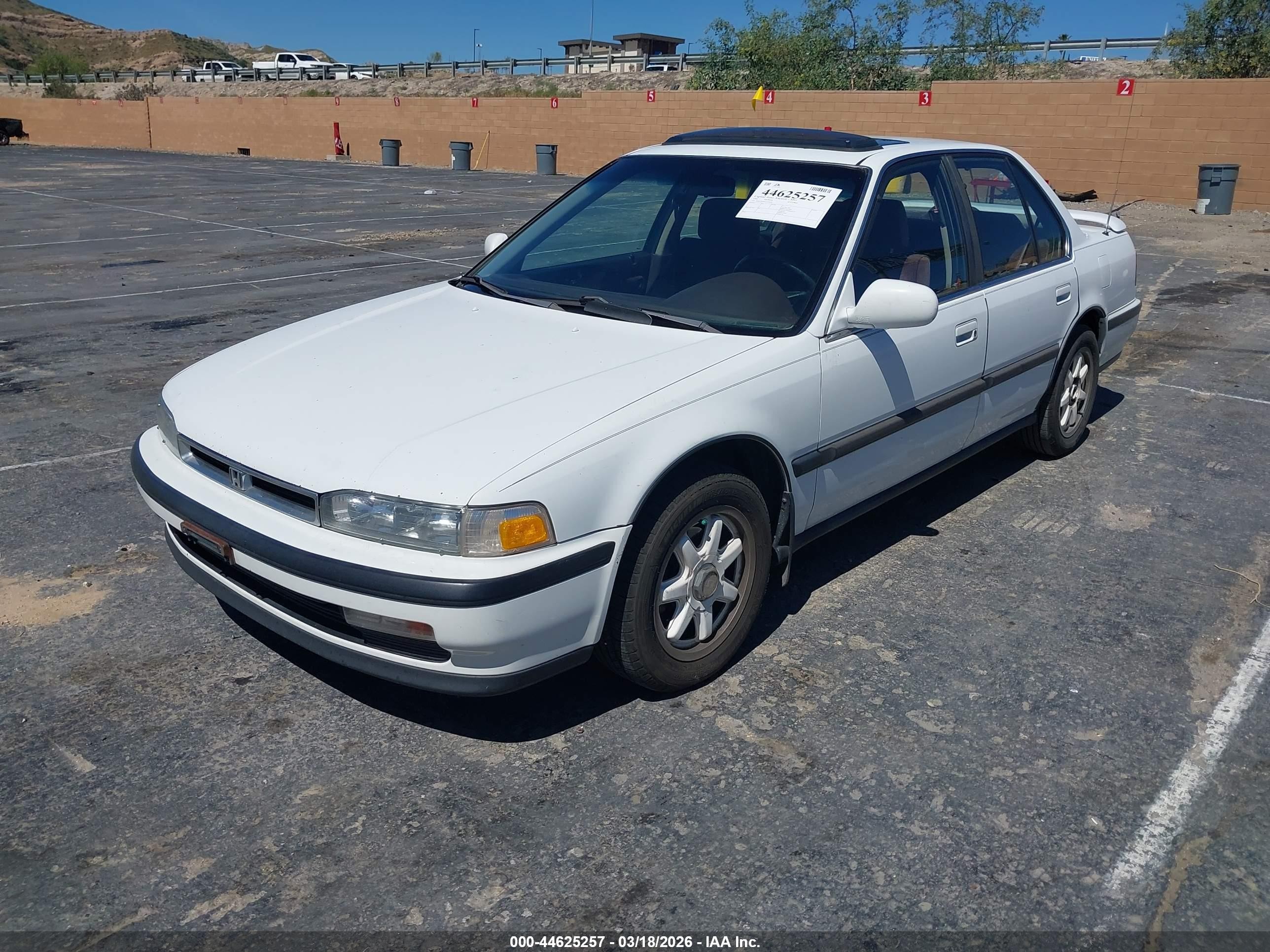 1990 Honda Accord Ex/ex-r White vin: JHMCB7665LC109356