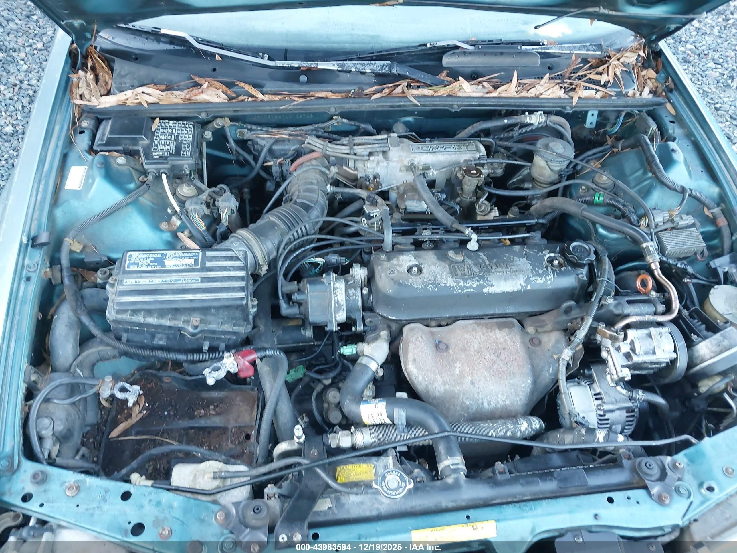 1990 Honda Accord Ex/ex-r Green vin: JHMCB7667LC128703