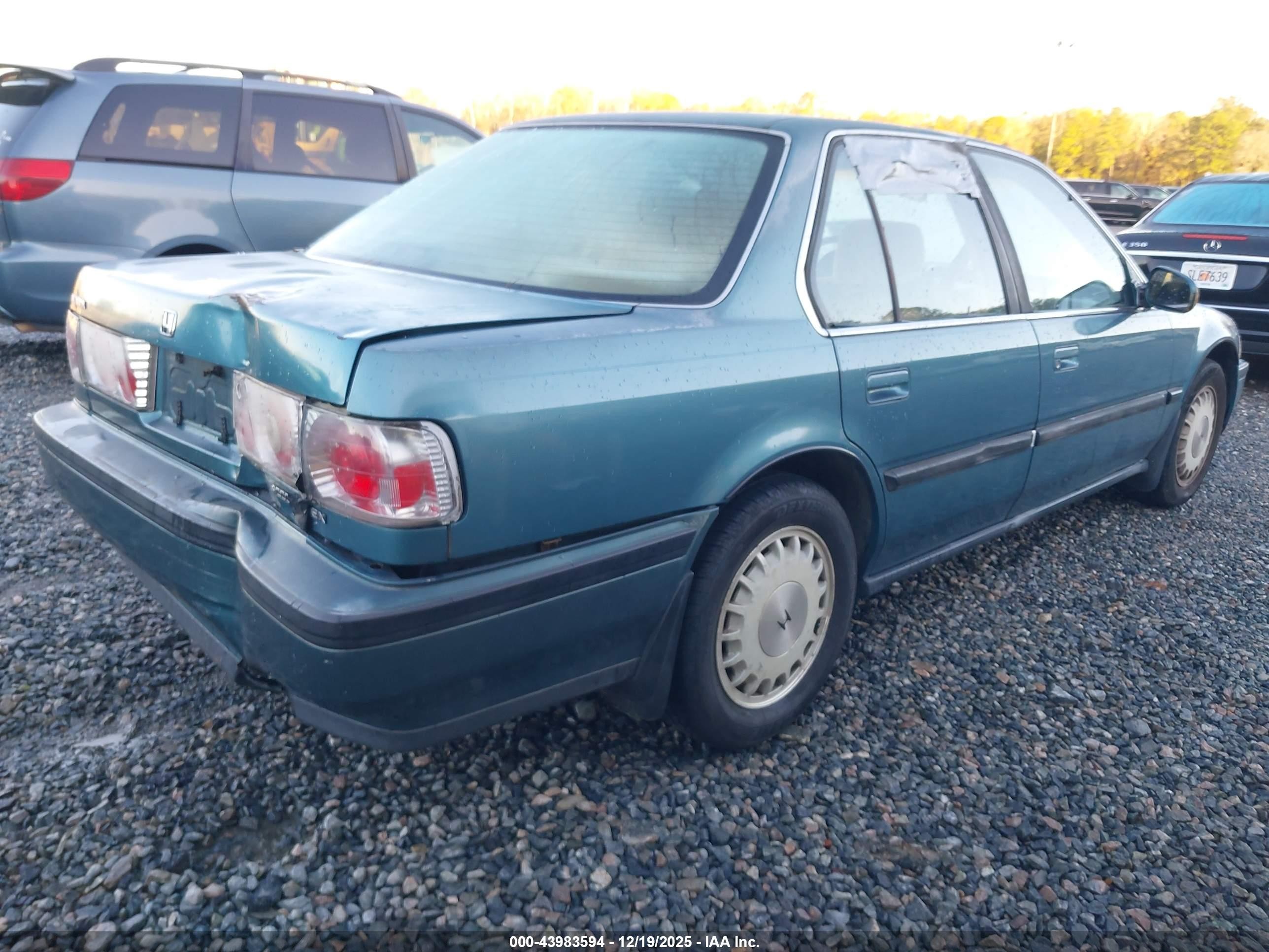1990 Honda Accord Ex/ex-r Green vin: JHMCB7667LC128703
