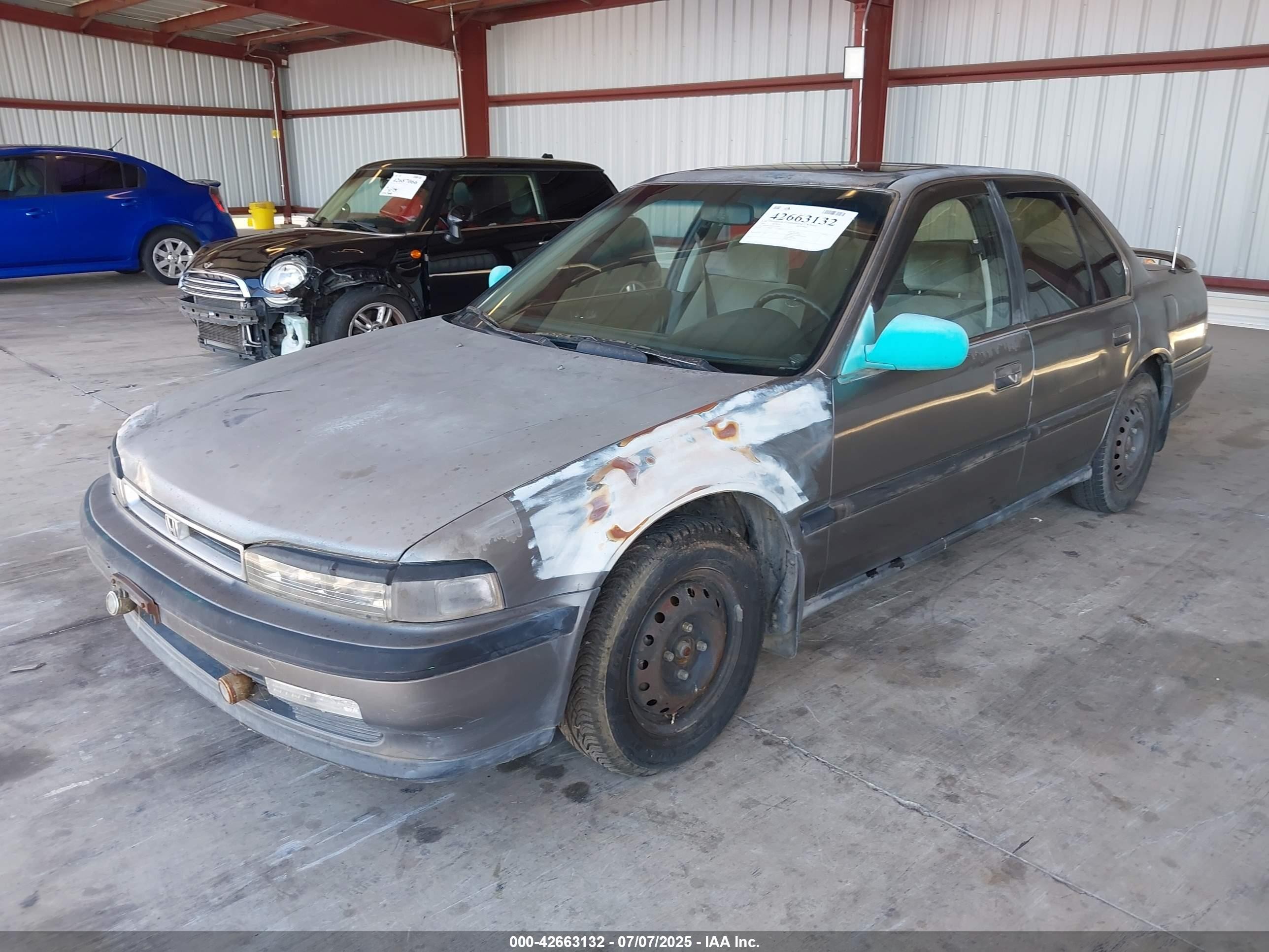 1990 Honda Accord Ex/ex-r Gray vin: JHMCB7668LC119587