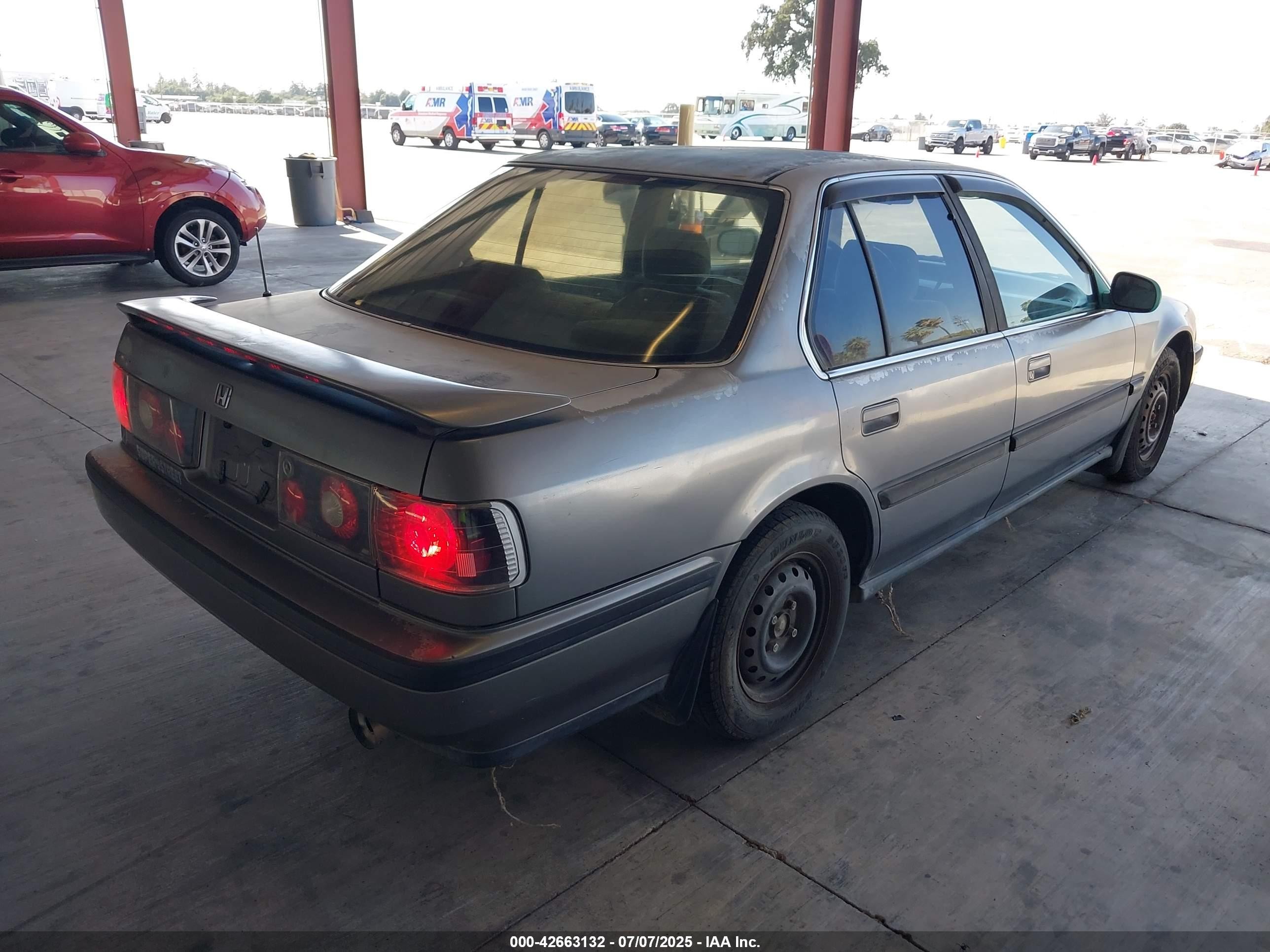 1990 Honda Accord Ex/ex-r Gray vin: JHMCB7668LC119587