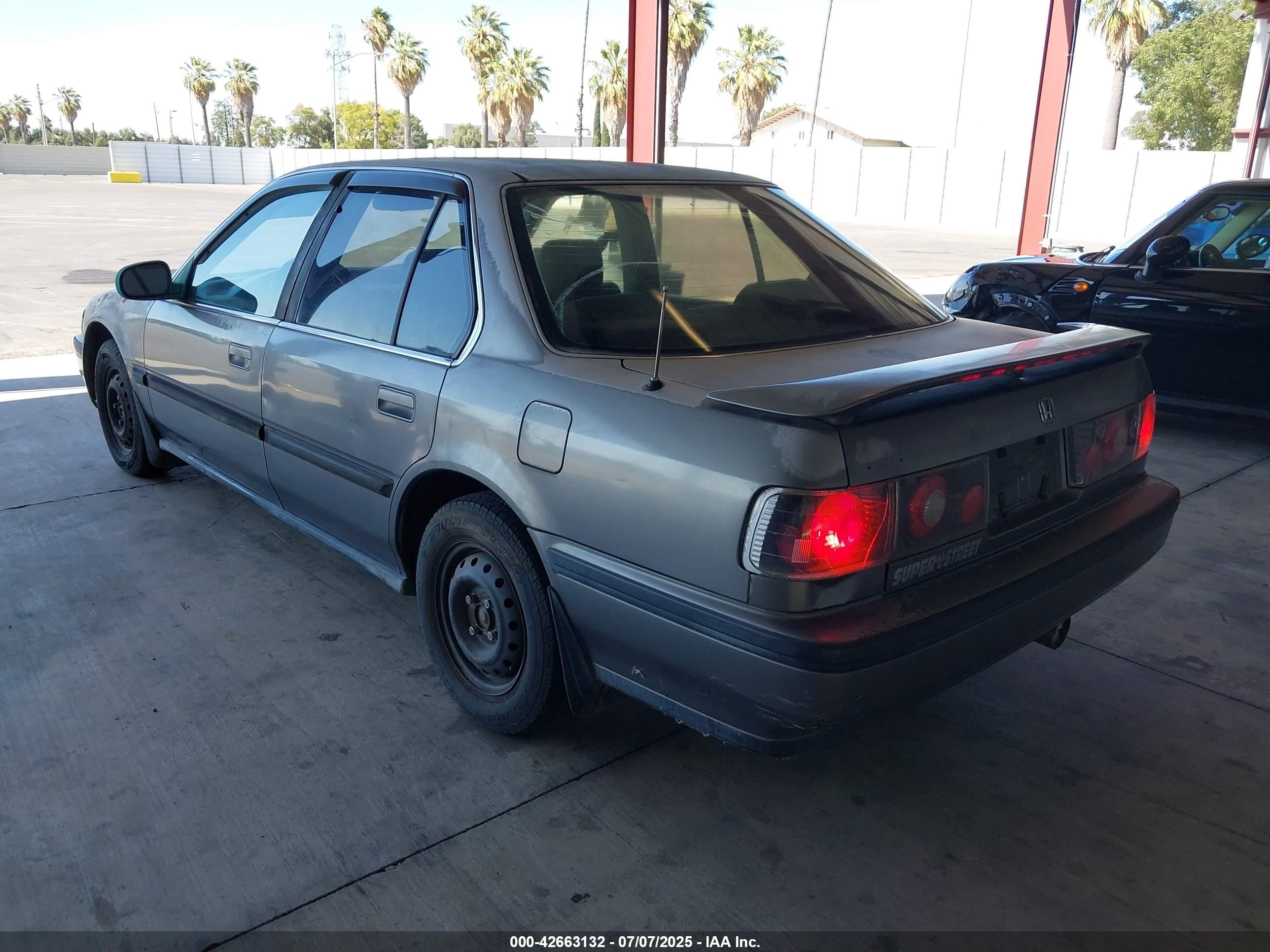 1990 Honda Accord Ex/ex-r Gray vin: JHMCB7668LC119587