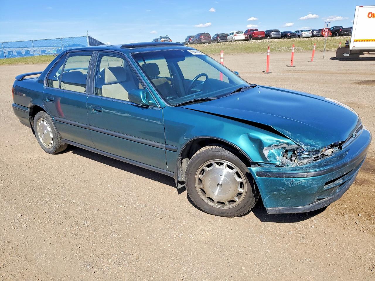 1992 Honda Accord Ex Green vin: JHMCB7674NC804312