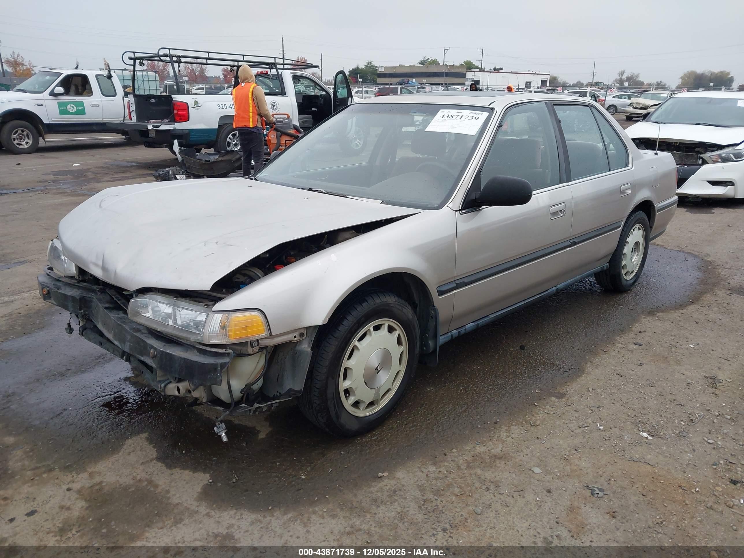 1993 Honda Accord Ex Tan vin: JHMCB7674PC001017