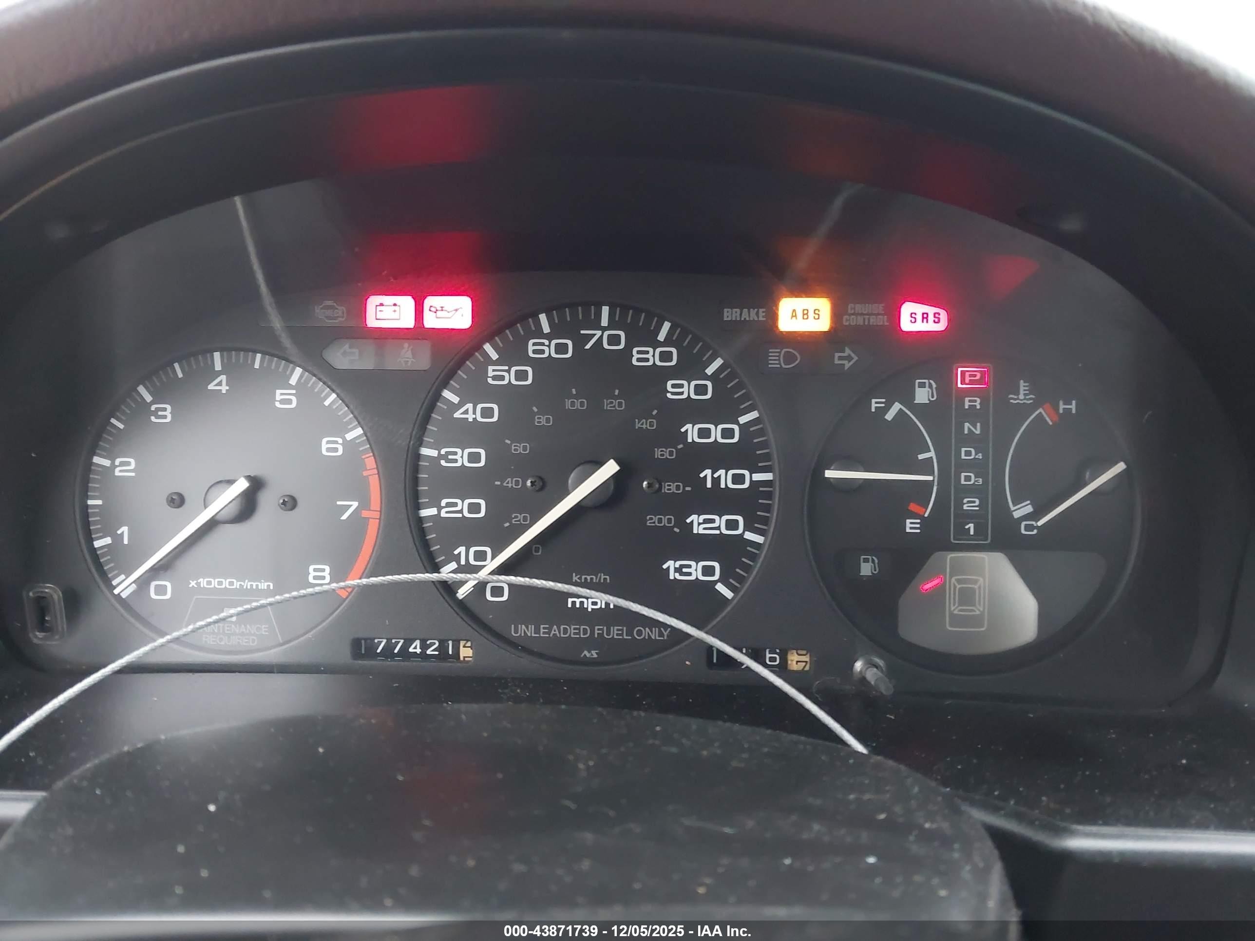 1993 Honda Accord Ex Tan vin: JHMCB7674PC001017