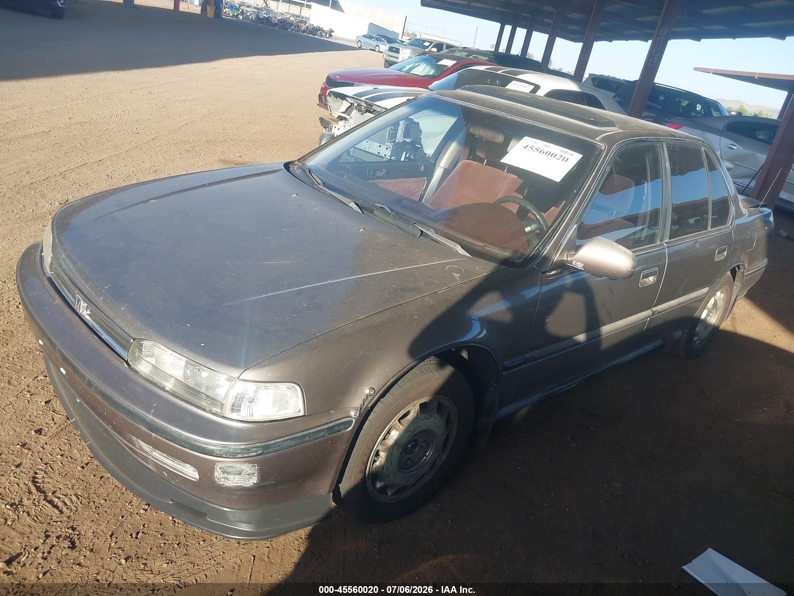 1993 Honda Accord Ex Коричневый vin: JHMCB7678PC006303