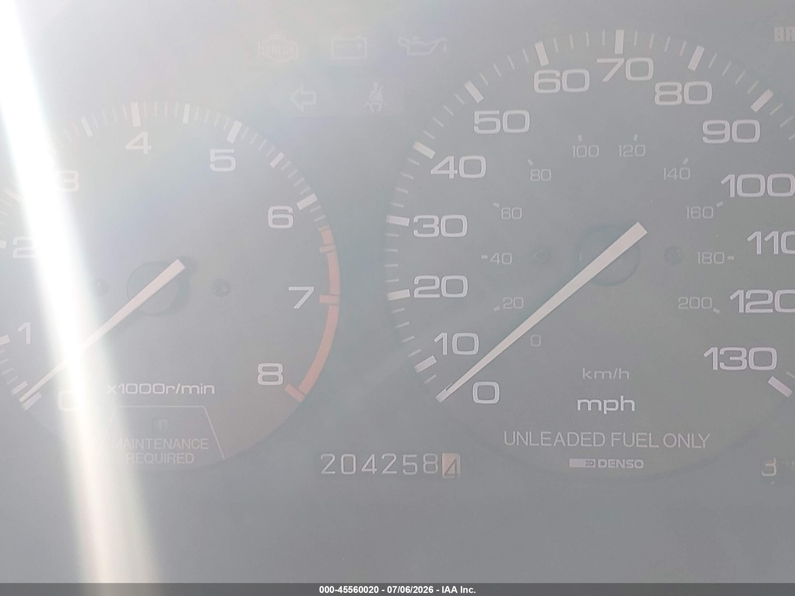 1993 Honda Accord Ex Коричневый vin: JHMCB7678PC006303