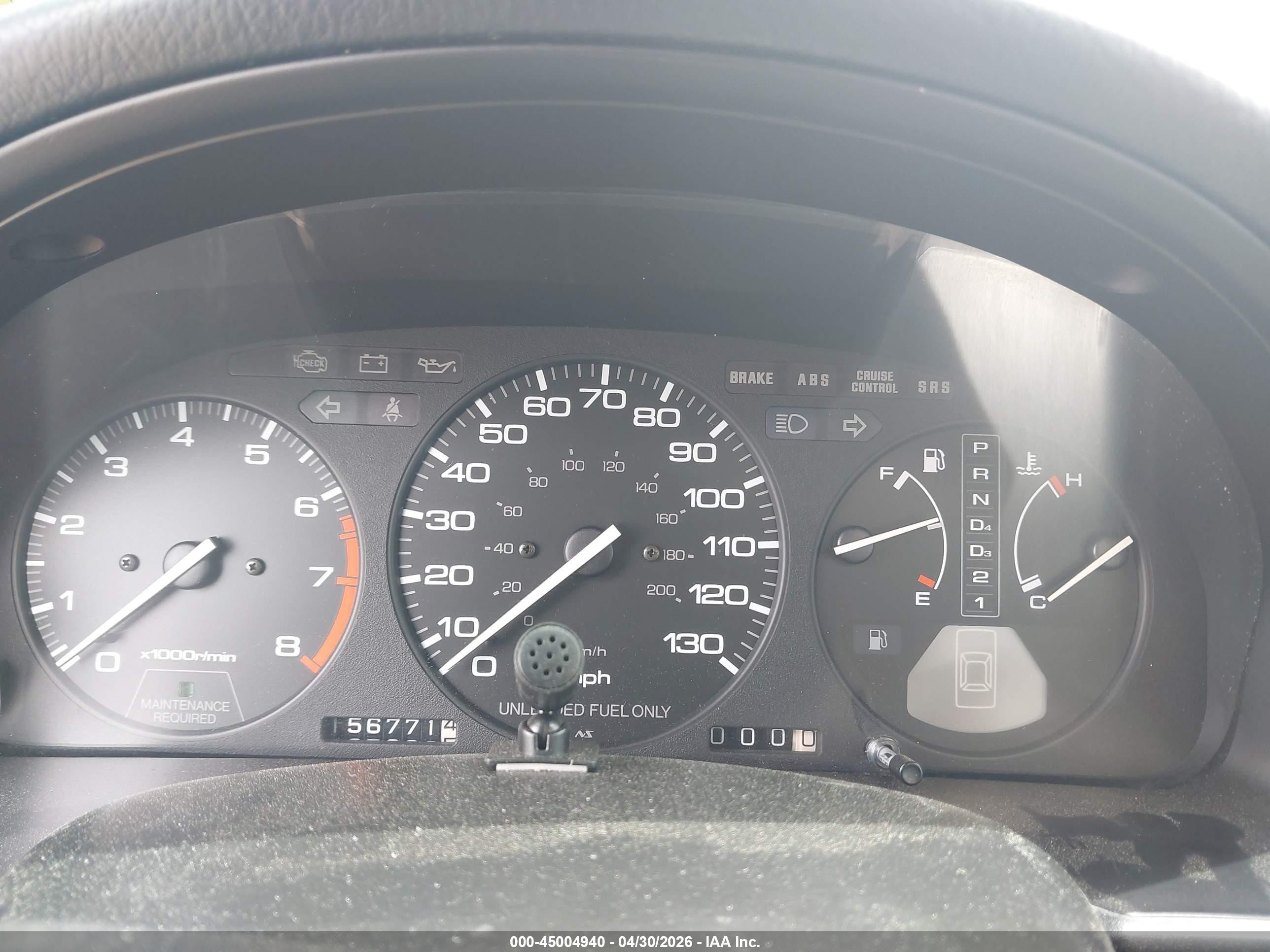 1993 Honda Accord Se Cream vin: JHMCB7687PC047269