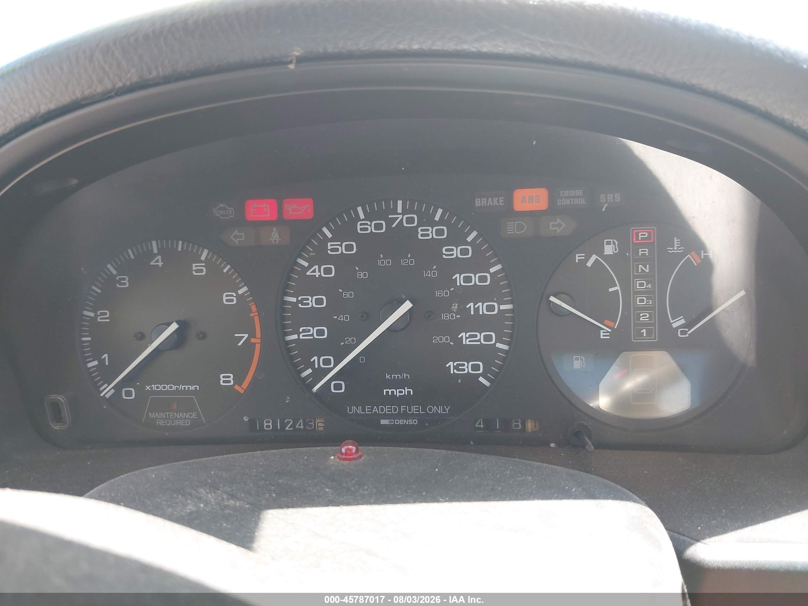 1993 Honda Accord Se Золотой vin: JHMCB7688PC032215