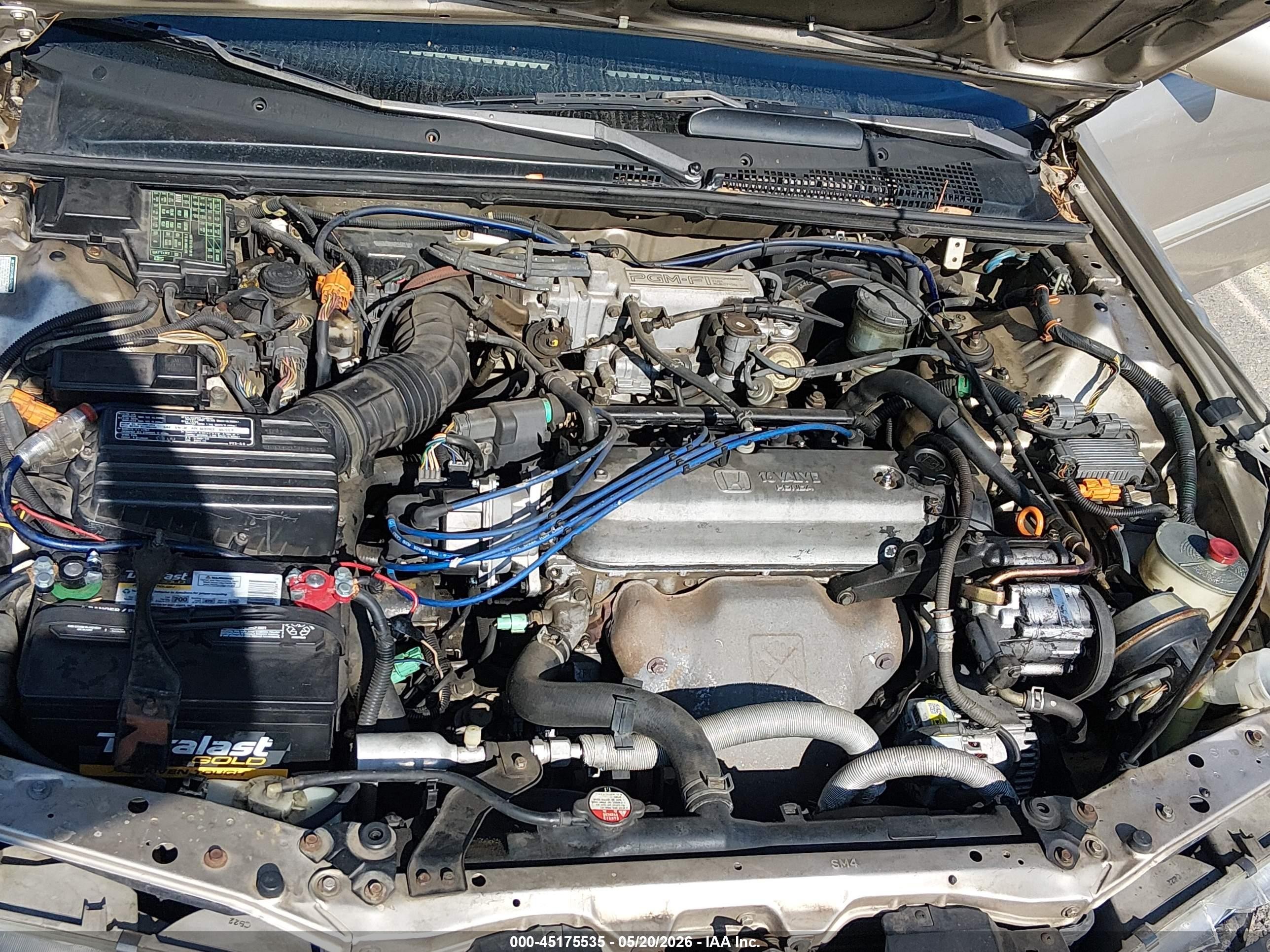 1993 Honda Accord Se Champagne vin: JHMCB7689PC049430