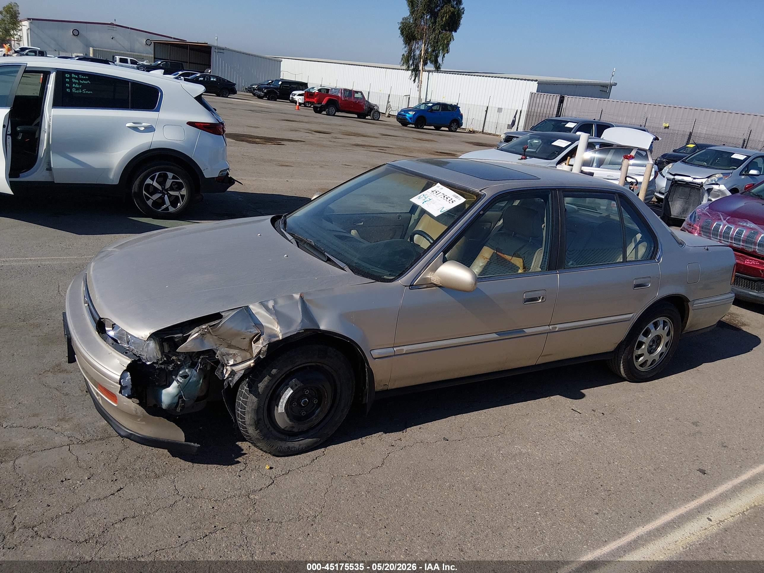 1993 Honda Accord Se Champagne vin: JHMCB7689PC049430