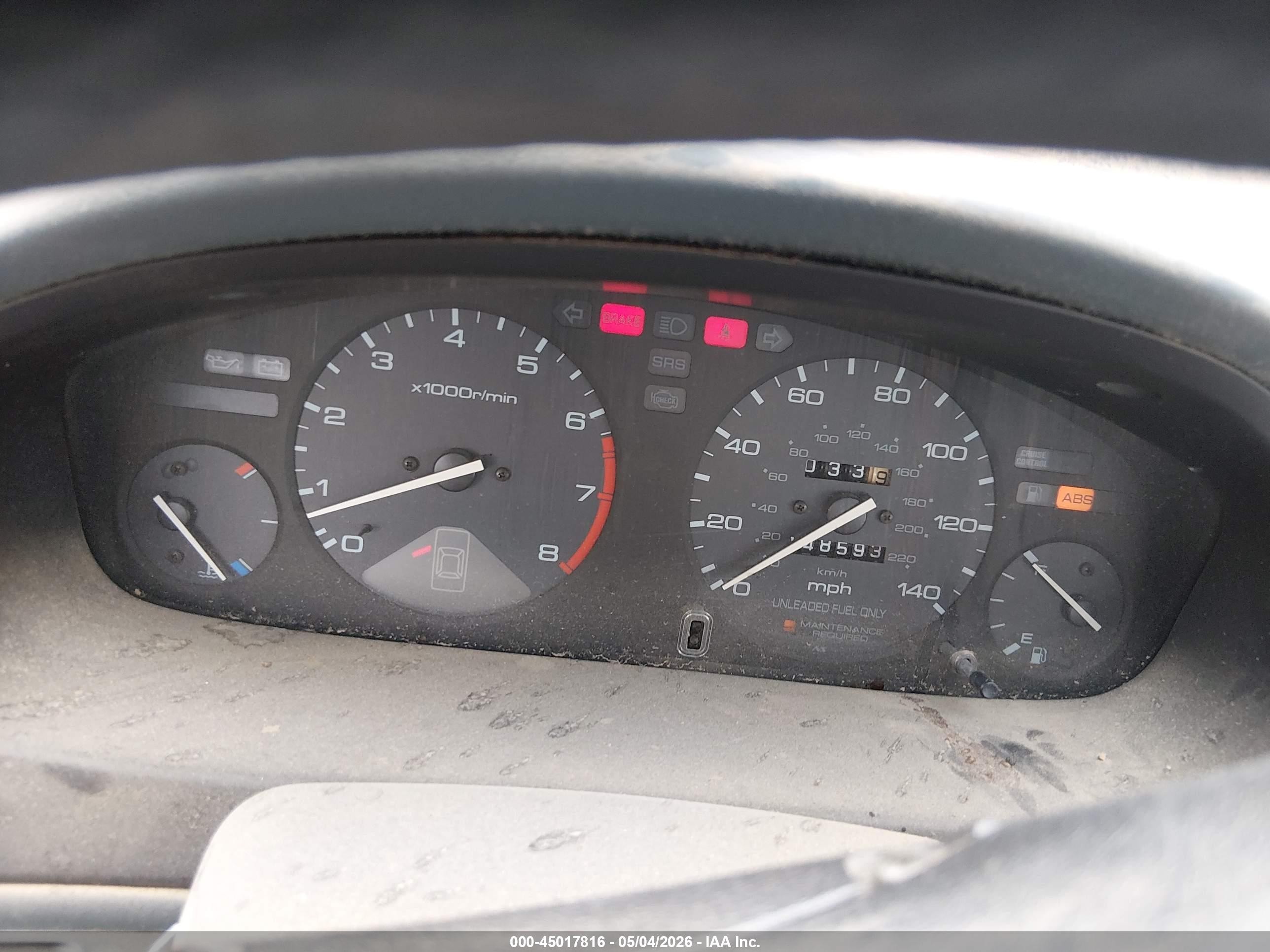 1994 Honda Accord Ex Blue vin: JHMCD555XRC118084