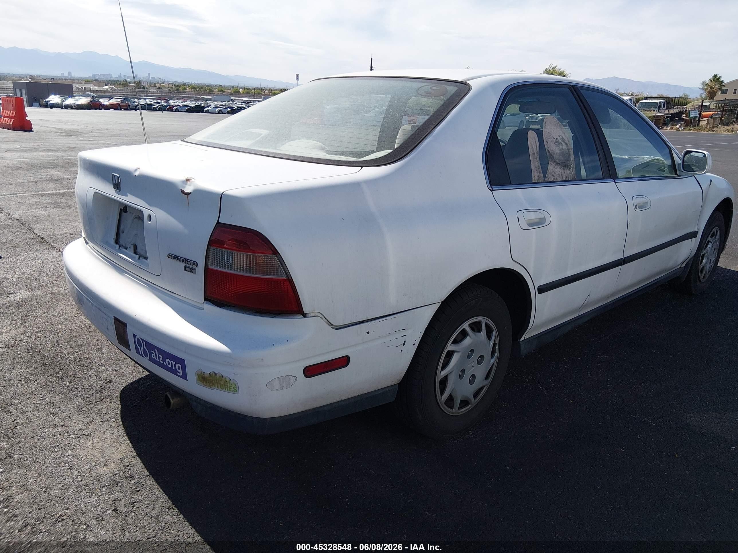 1994 Honda Accord Lx White vin: JHMCD5631RC105852